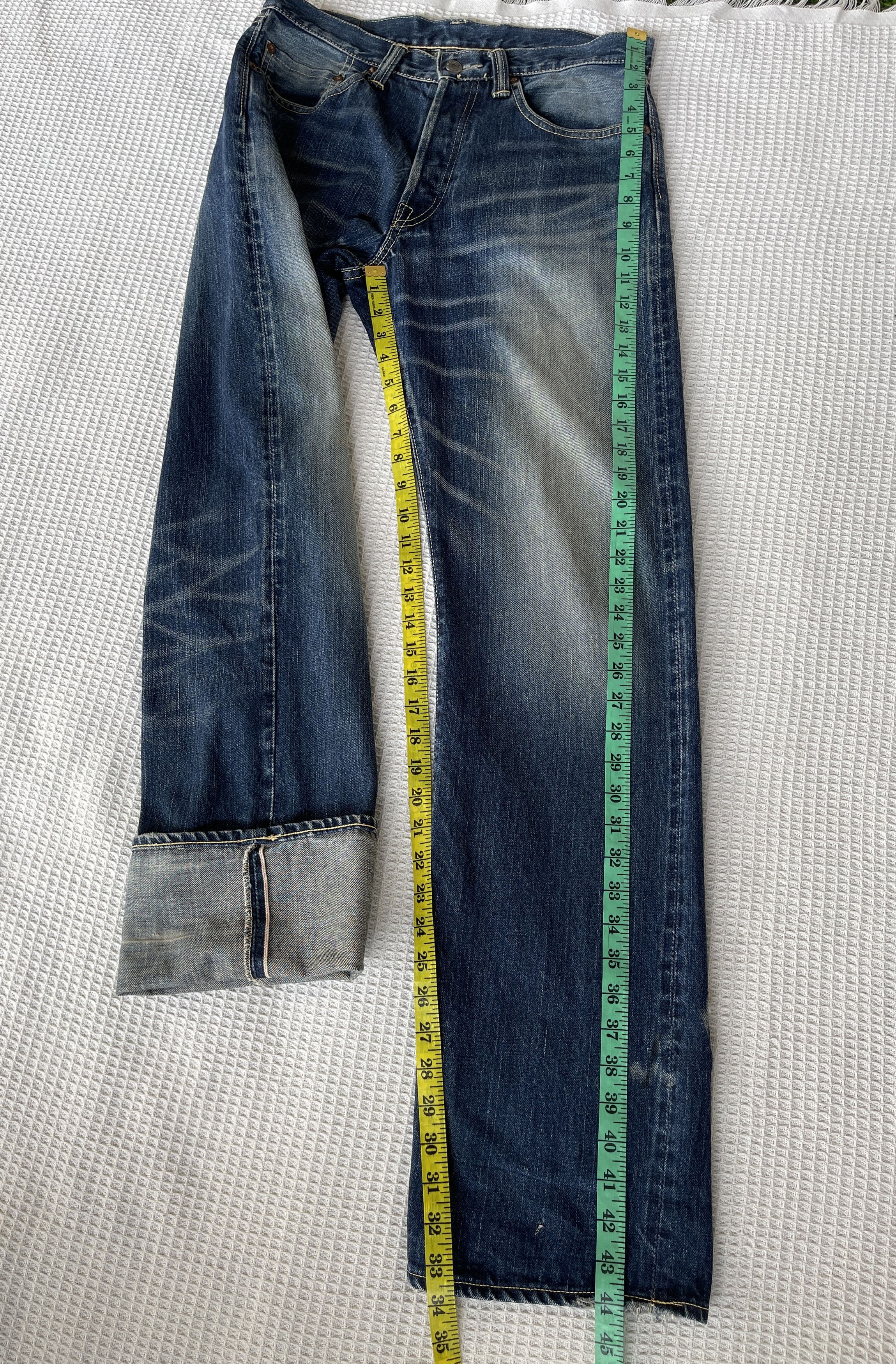Kapital Vintage’90s🔥ETERNAL By Kapital🔥Distressed Selvedge Denim Size US 32 / EU 48 - 6 Thumbnail