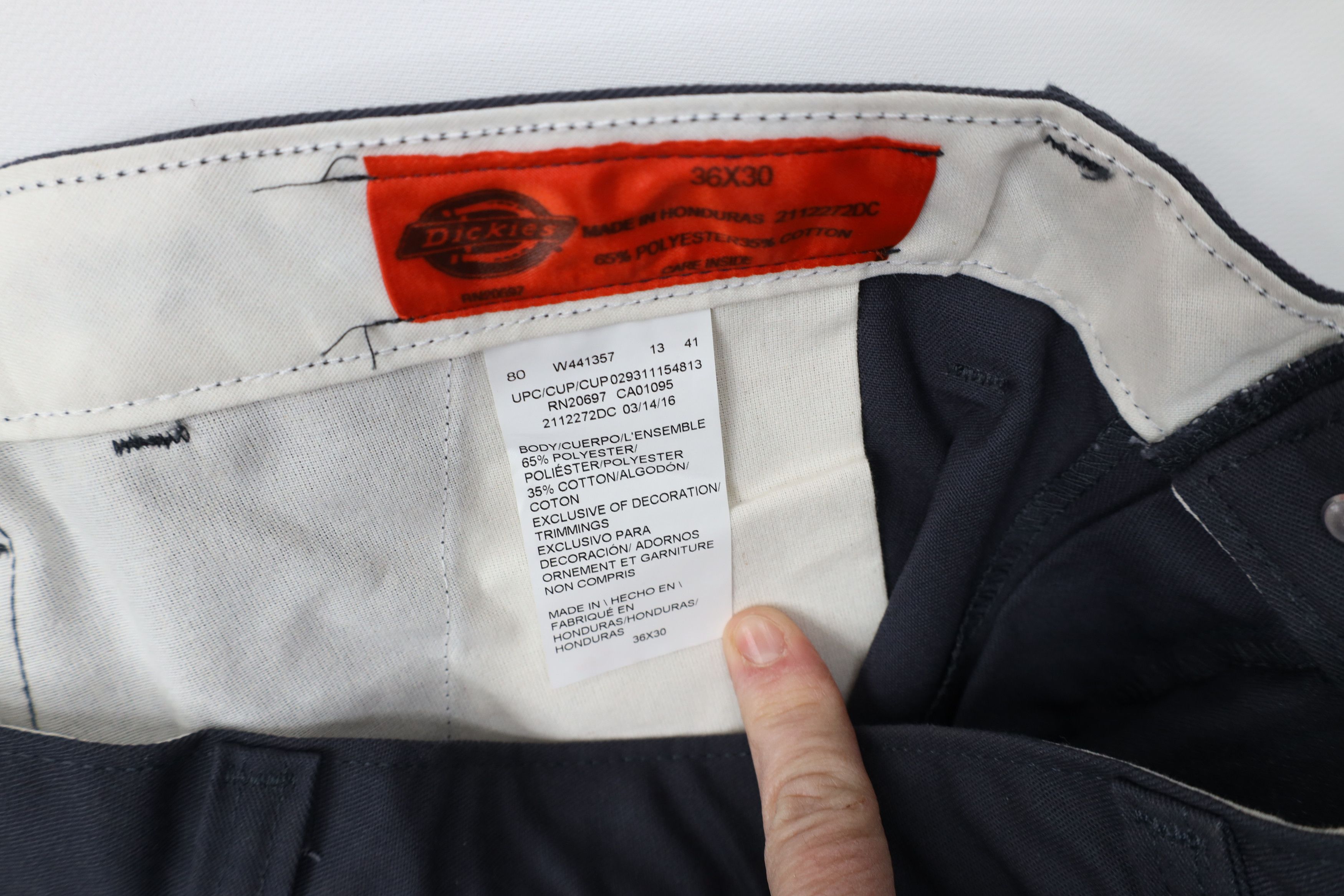 Dickies Deadstock Vintage Y2K Dickies Wide Leg Dungaree Pants Gray Size US 36 / EU 52 - 8 Thumbnail