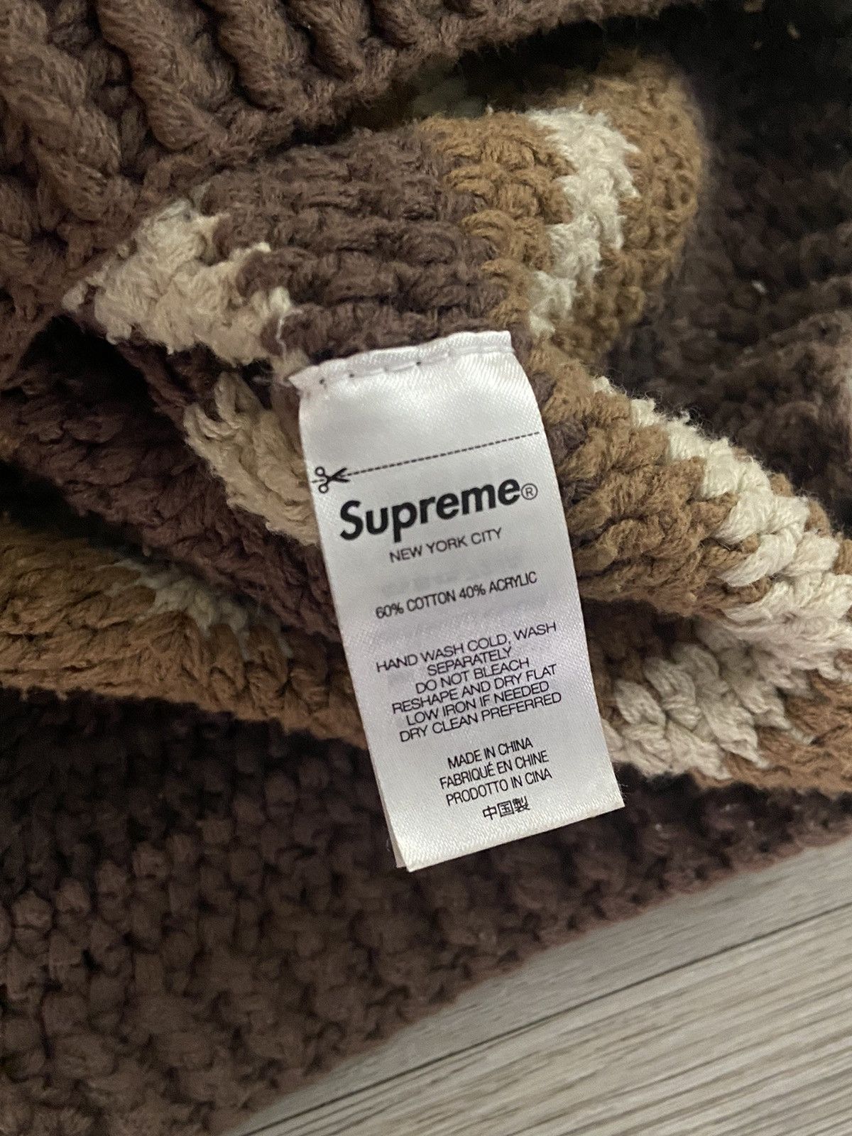 Supreme Supreme Hand Knit Crochet Sweater SS22 Small Size US S / EU 44-46 / 1 - 5 Thumbnail