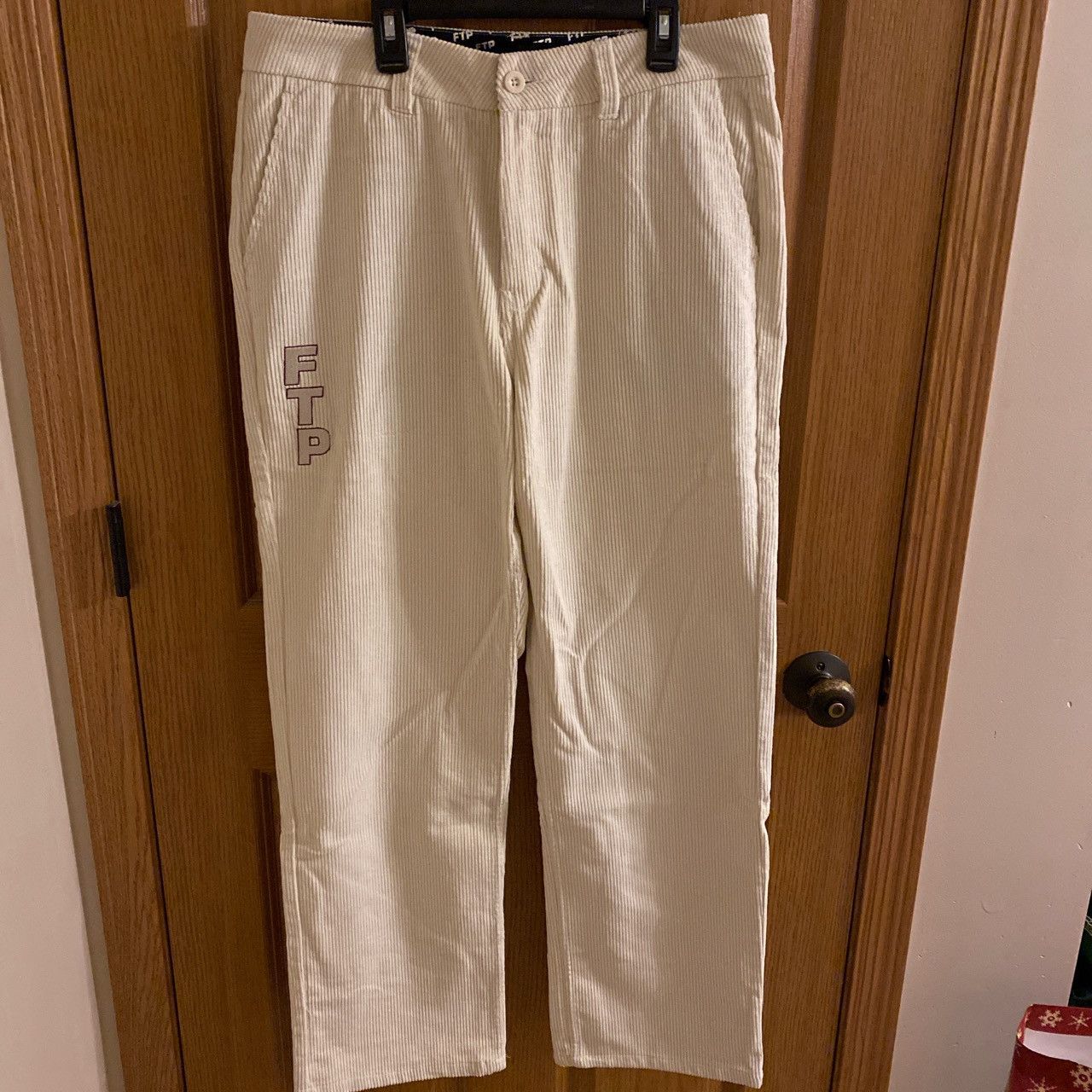 Fuck The Population FTP Cream/Maroon Corduroy Pants Size US 34 / EU 50 - 2 Thumbnail