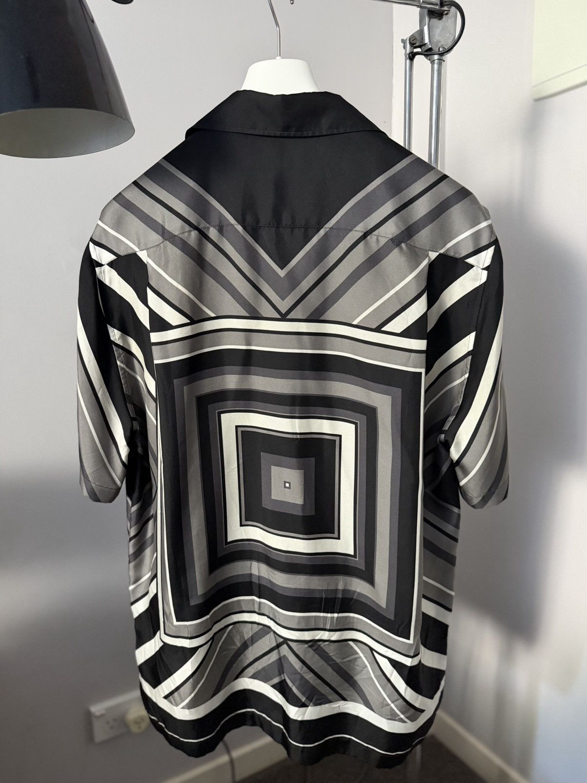 Dolce & Gabbana Dolce & Gabbana Geometric-print silk shirt Size US L / EU 52-54 / 3 - 2 Thumbnail