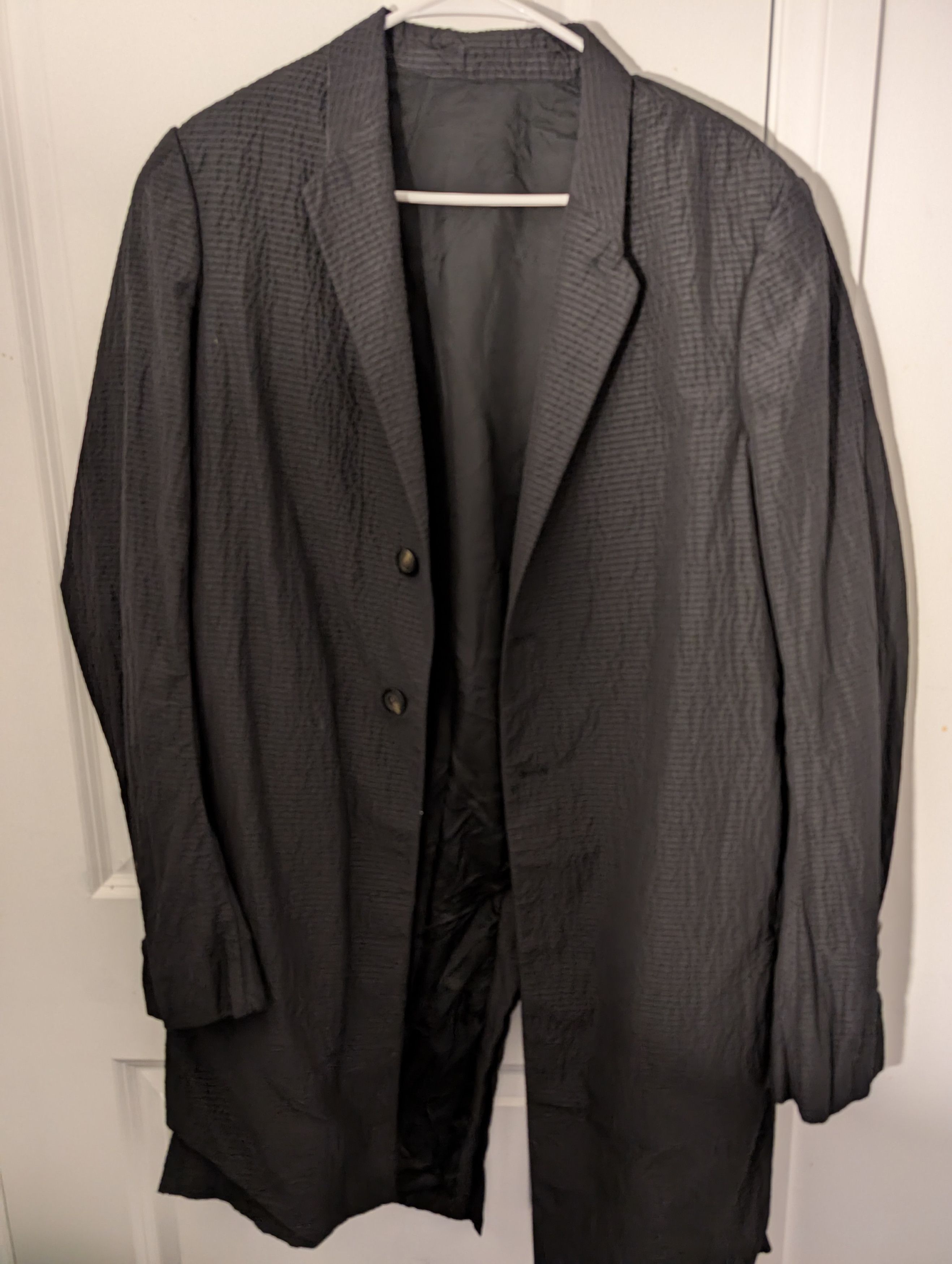 【限定製作】 Owens Rick Owens Rick SS19 46it blazer, soft Hustler Babel ジャケット・アウター