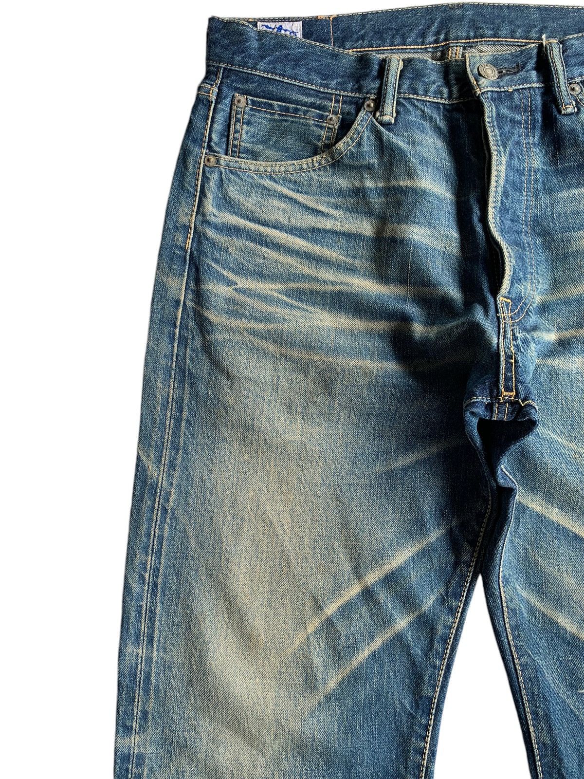Kapital Vintage Eight-G Japanese Mudwash Selvedge Distressed Denim Size US 32 / EU 48 - 15 Thumbnail
