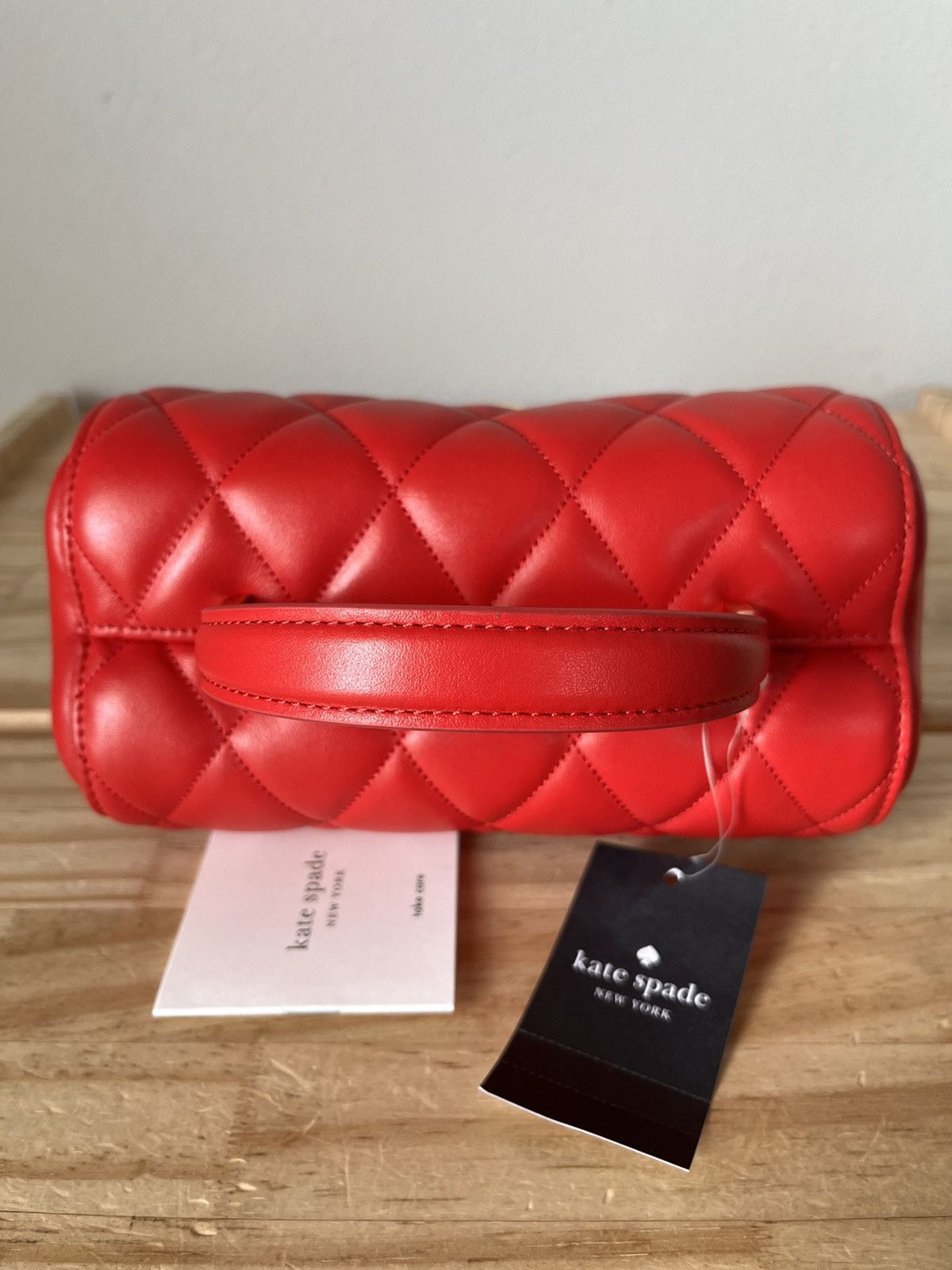 Kate Spade Kate Spade Heart Barrel Quilted Crossbody Size ONE SIZE - 5 Thumbnail