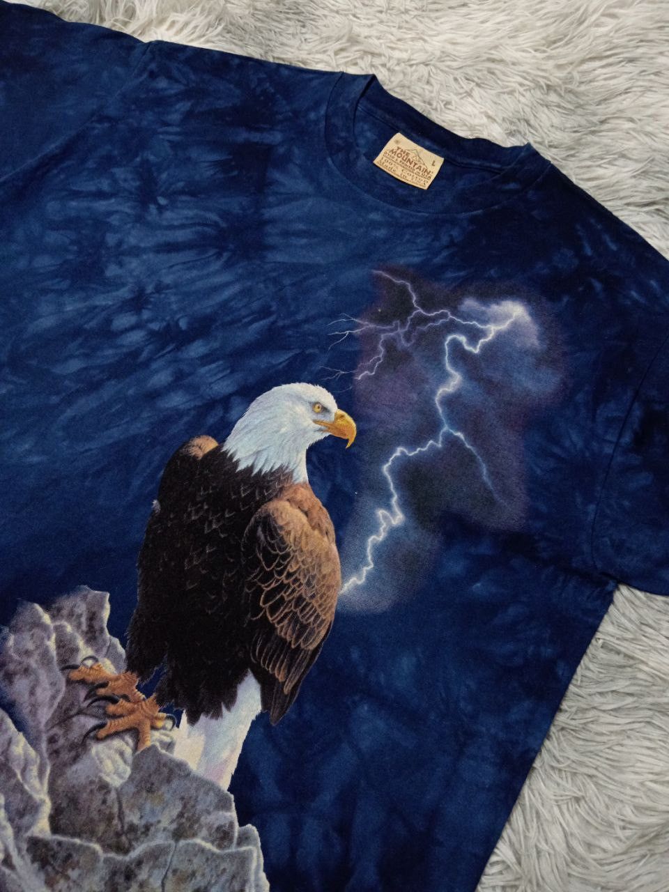 The Mountain × Vintage Vintage The Mountain Eagle T Shirt Size US L / EU 52-54 / 3 - 3 Thumbnail