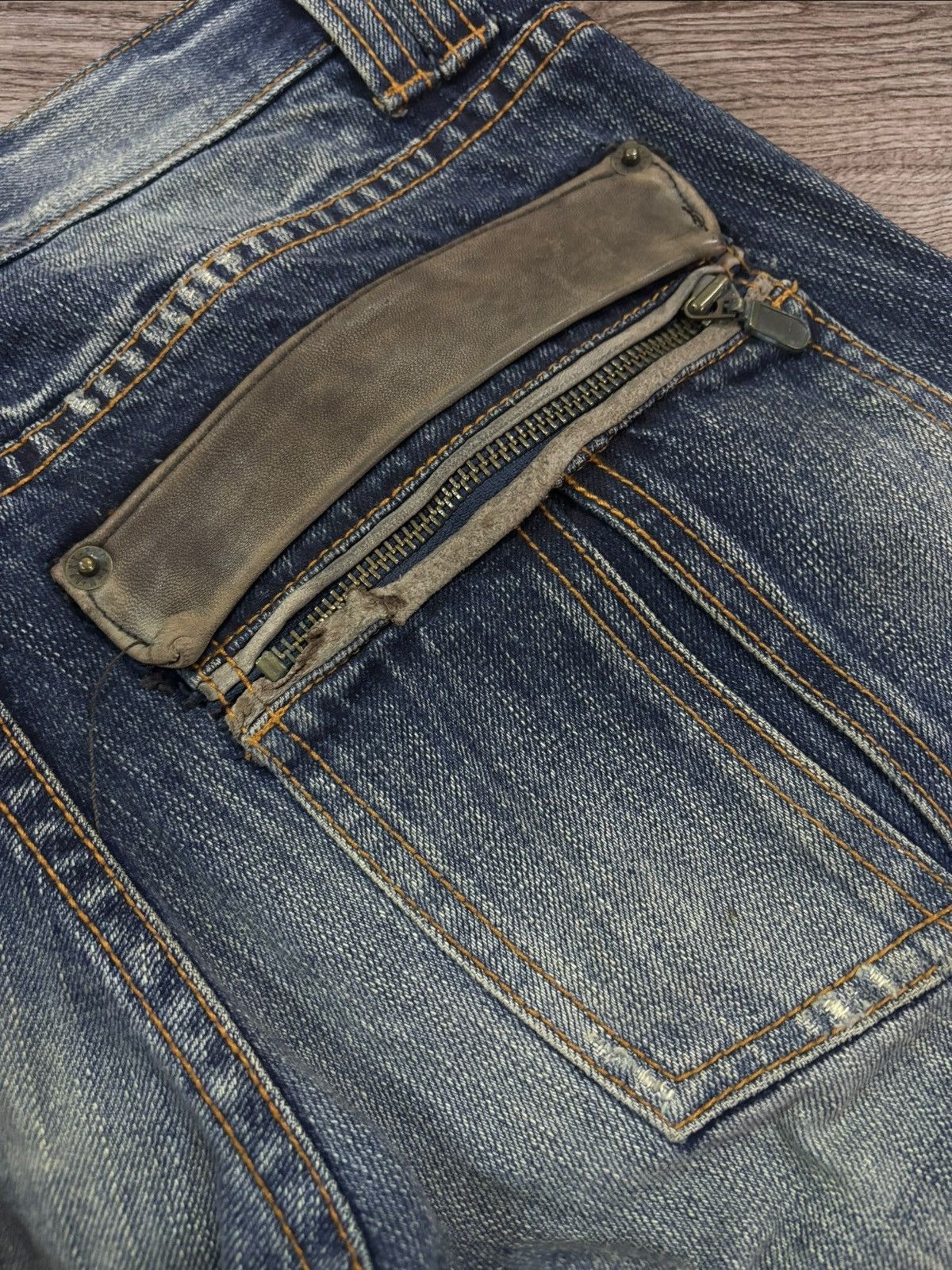 PPFM PPFM Grunge Heavy Whisker Jeans Size US 30 / EU 46 - 7 Thumbnail