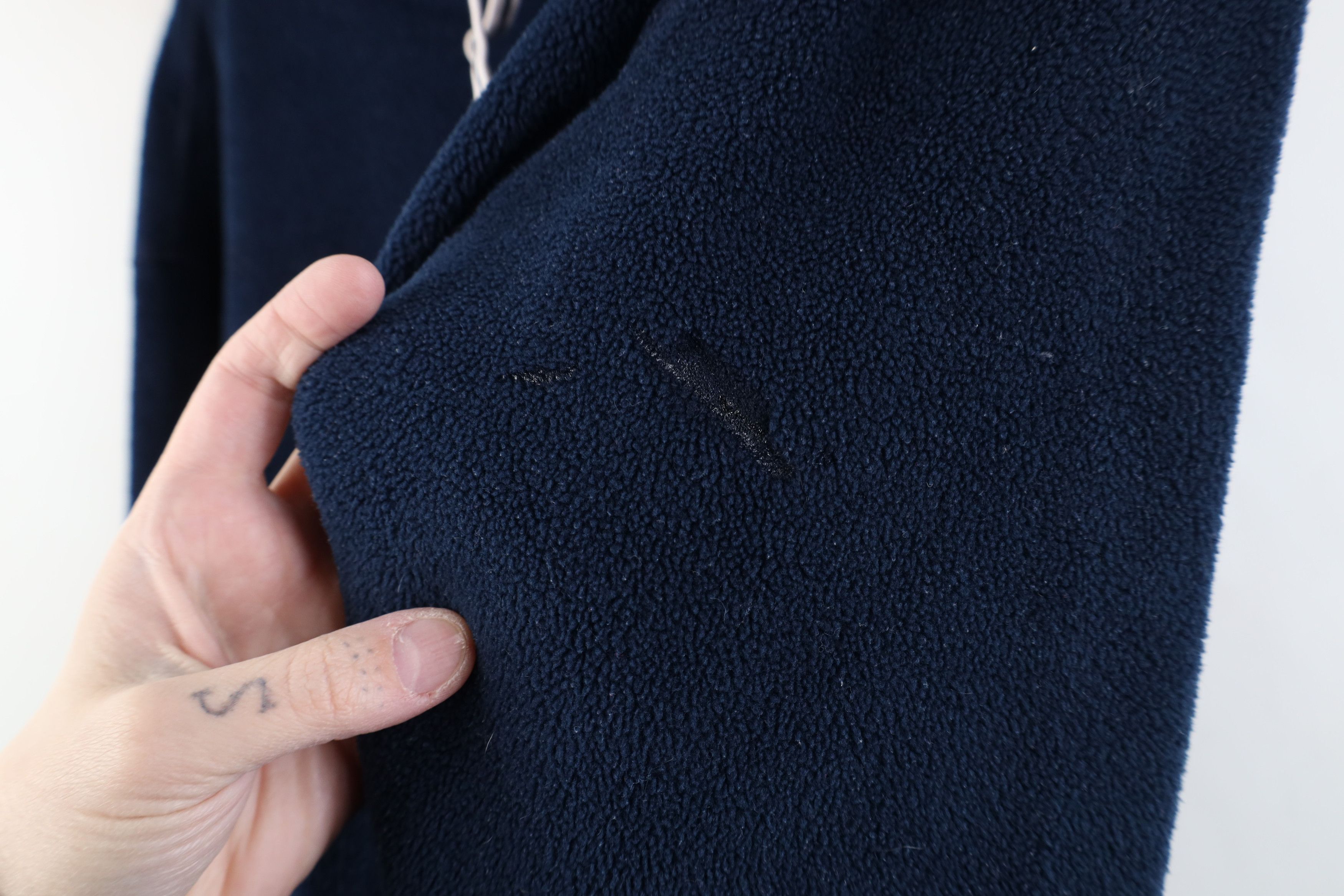 Nautica Vintage 90s Nautica Competition Spell Out Fleece Hoodie Blue Size US XXL / EU 58 / 5 - 6 Thumbnail