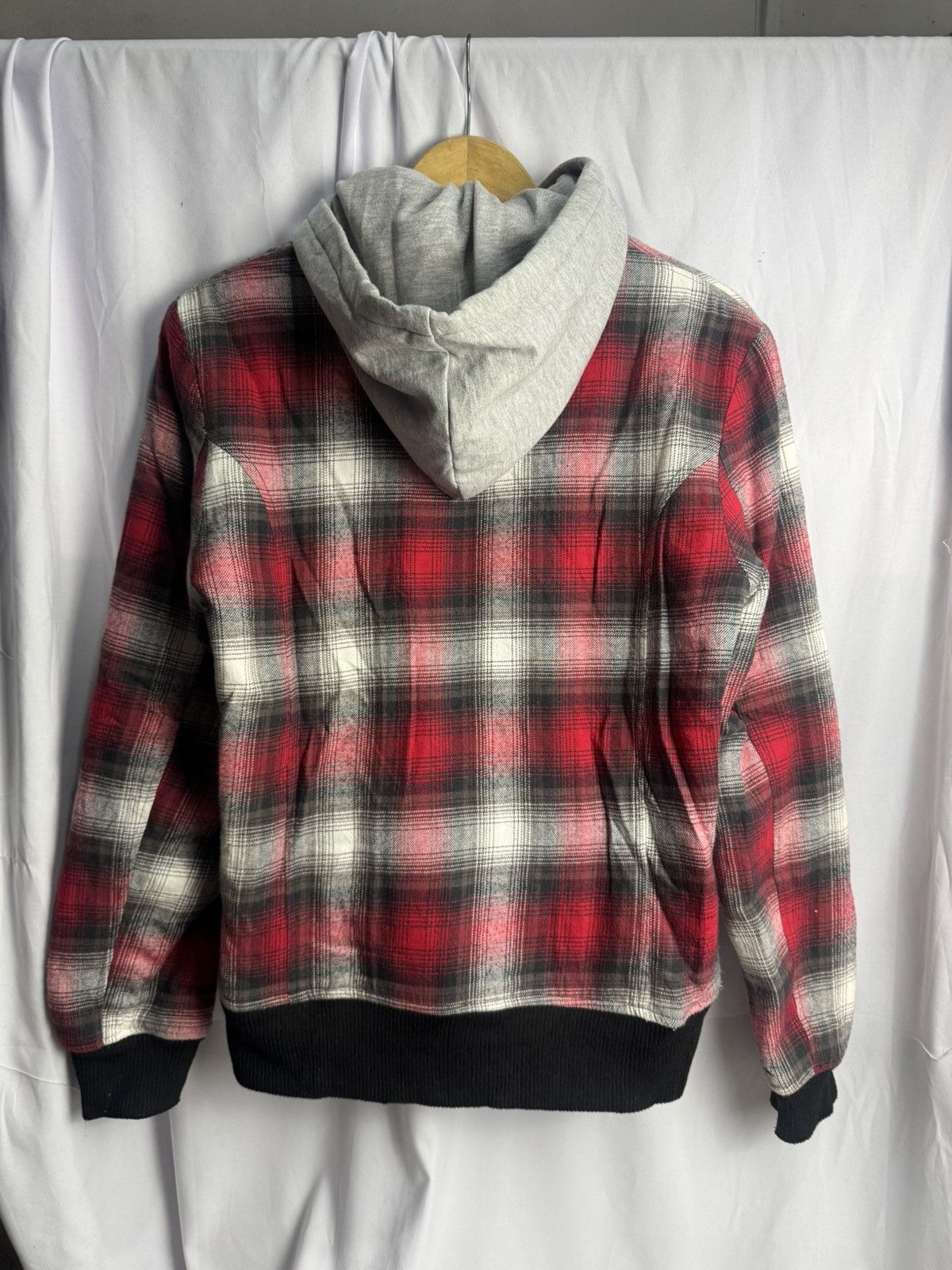 In The Attic Intheattic Plaid Jacket Removable Hoodie Size US L / EU 52-54 / 3 - 4 Thumbnail