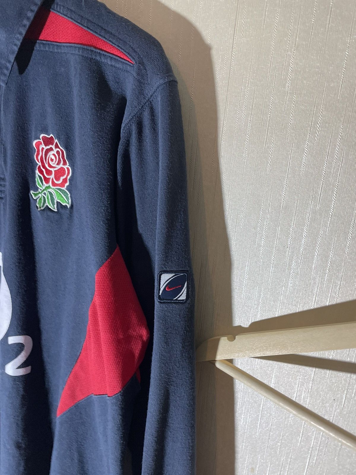 Nike × Vintage Nike England rugby vintage jersey 90s Size US L / EU 52-54 / 3 - 6 Thumbnail