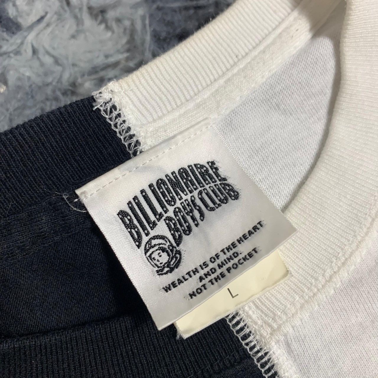 Billionaire Boys Club RARE Billionaire Boys Club Split Logo Tee Pharrell Nigo Size US L / EU 52-54 / 3 - 12 Thumbnail