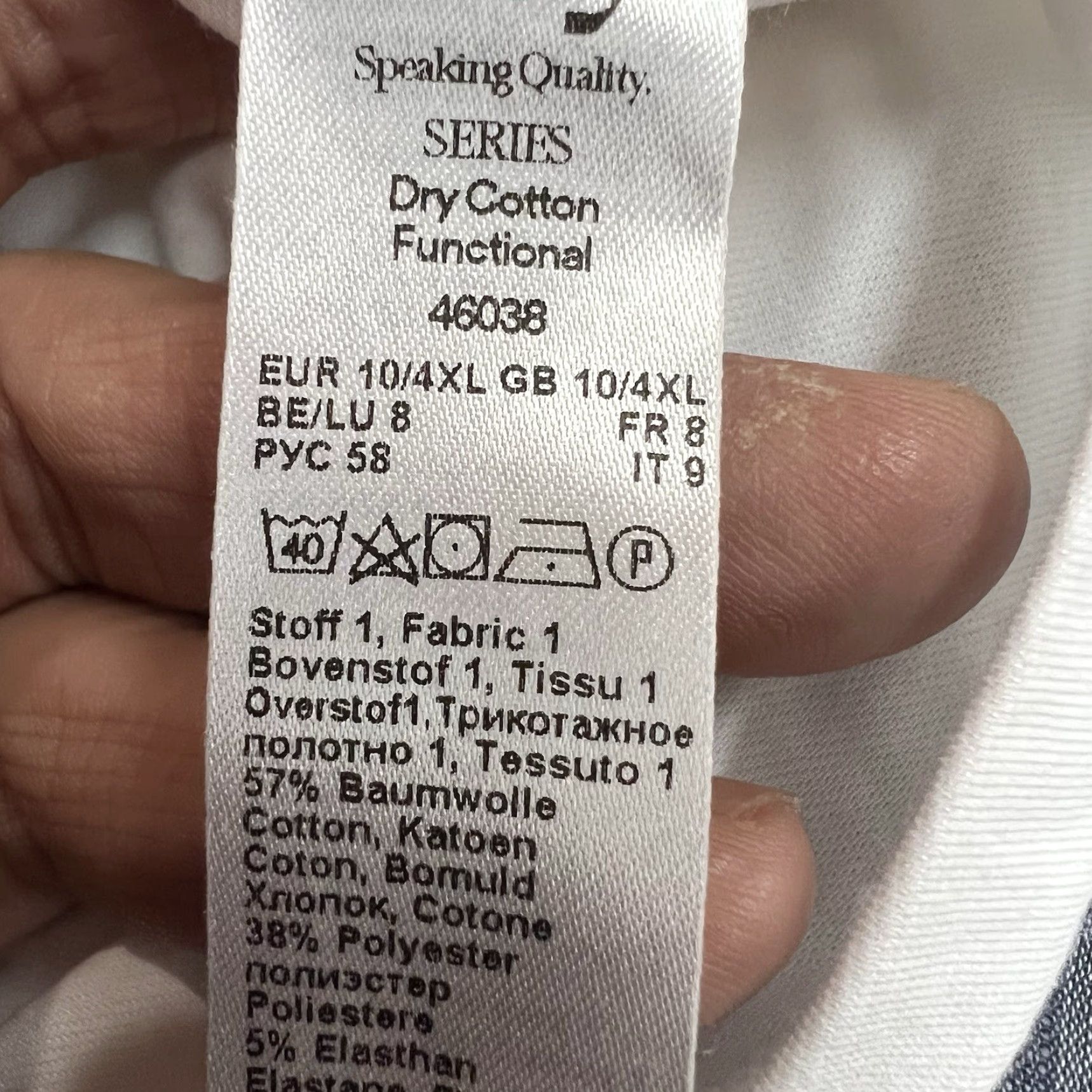 Vintage MEY V-Neck Soft T-Shirt Mens 4XL White Cotton-Blend Stretch Shirt 4XL White Mens V-Neck Short Sleeve Portugal Classic Summer Fall Spring Mens Size US XXL / EU 58 / 5 - 7 Thumbnail