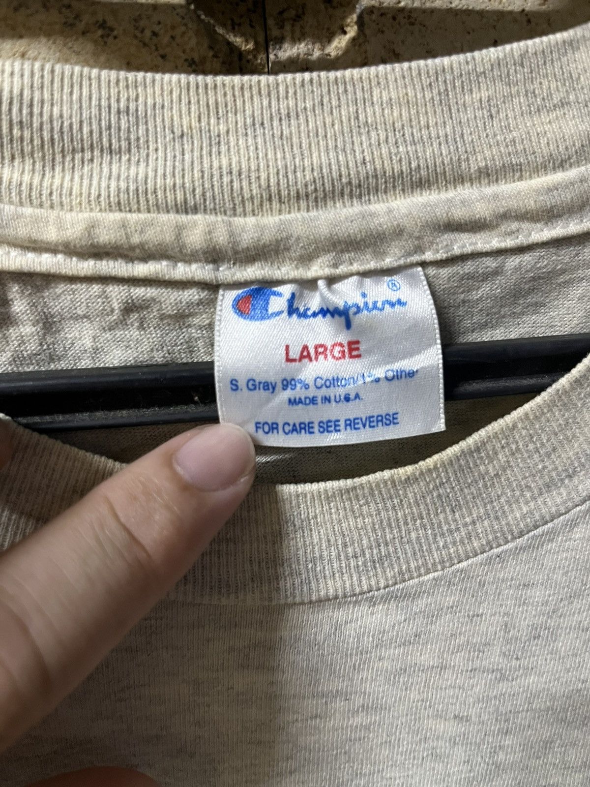 Champion Wisconsin Vintage Champion T-Shirt Size US L / EU 52-54 / 3 - 4 Thumbnail