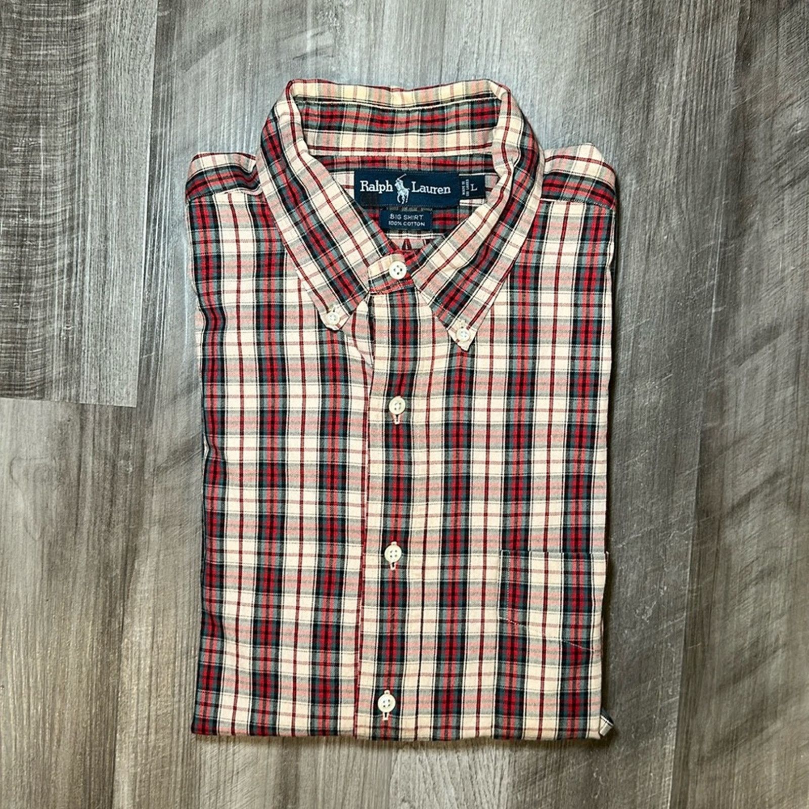 Ralph Lauren Ralph Lauren Big Shirt Long Sleeve Button Down - Large Size US L / EU 52-54 / 3 - 1 Thumbnail