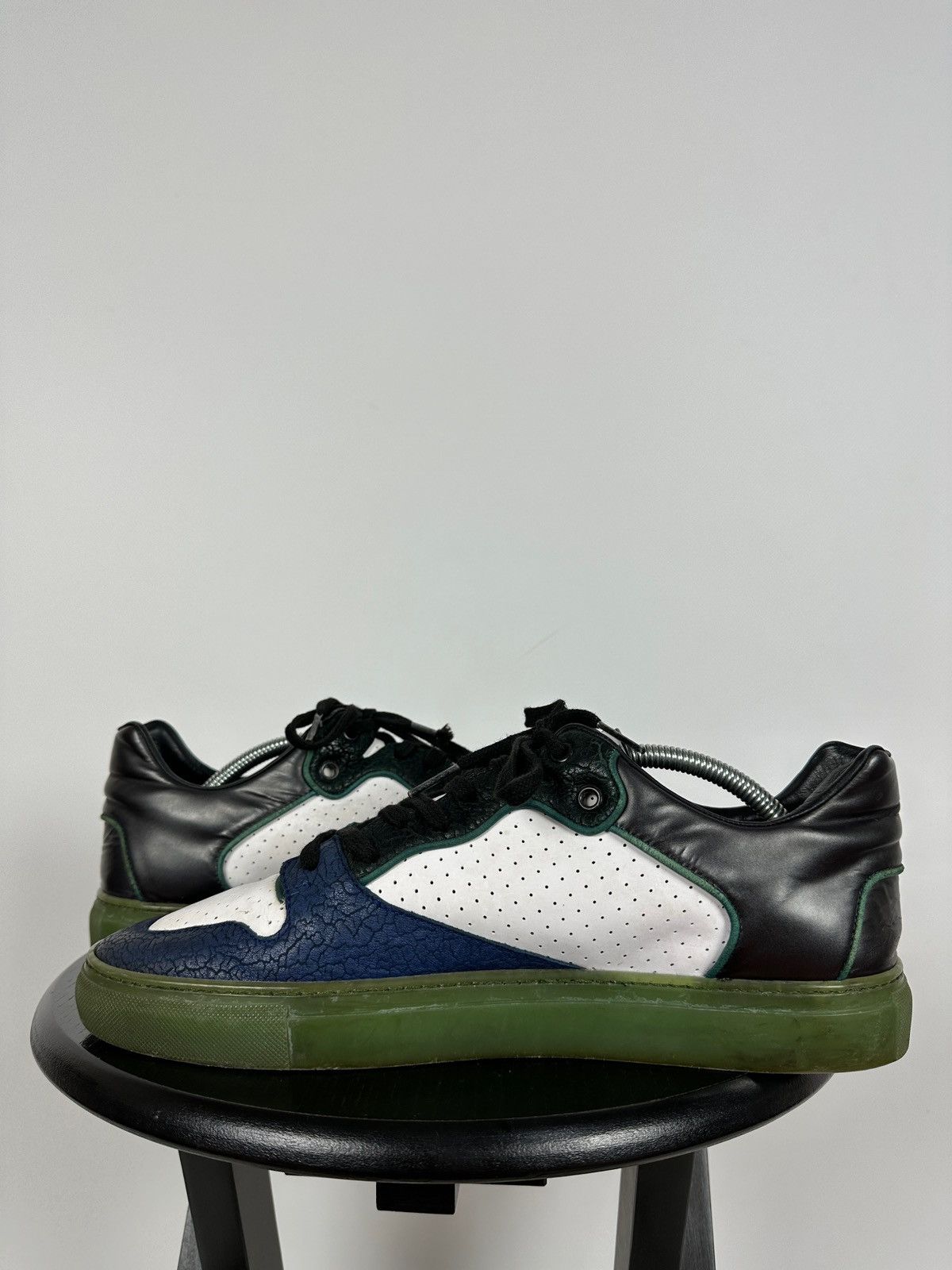 Balenciaga Panelled Low Top Sneakers
