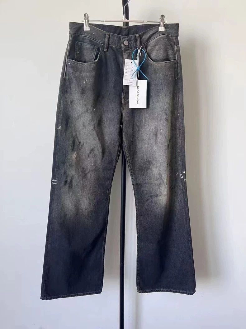 Acne Studios Acne studios 1989 baggy fit jeans GRIME BLACK | Grailed