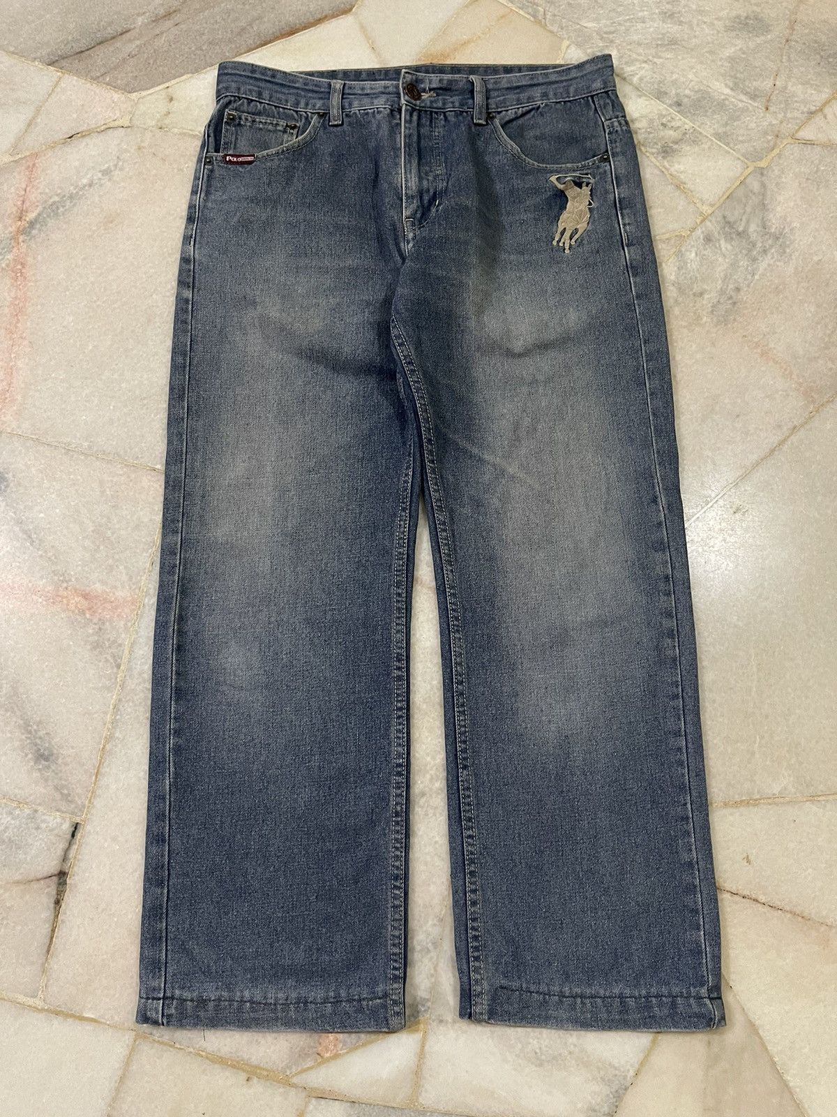 Polo Ralph Lauren POLO Big Classic Embroidered Logo Regular Fit Jeans Size US 34 / EU 50 - 2 Thumbnail