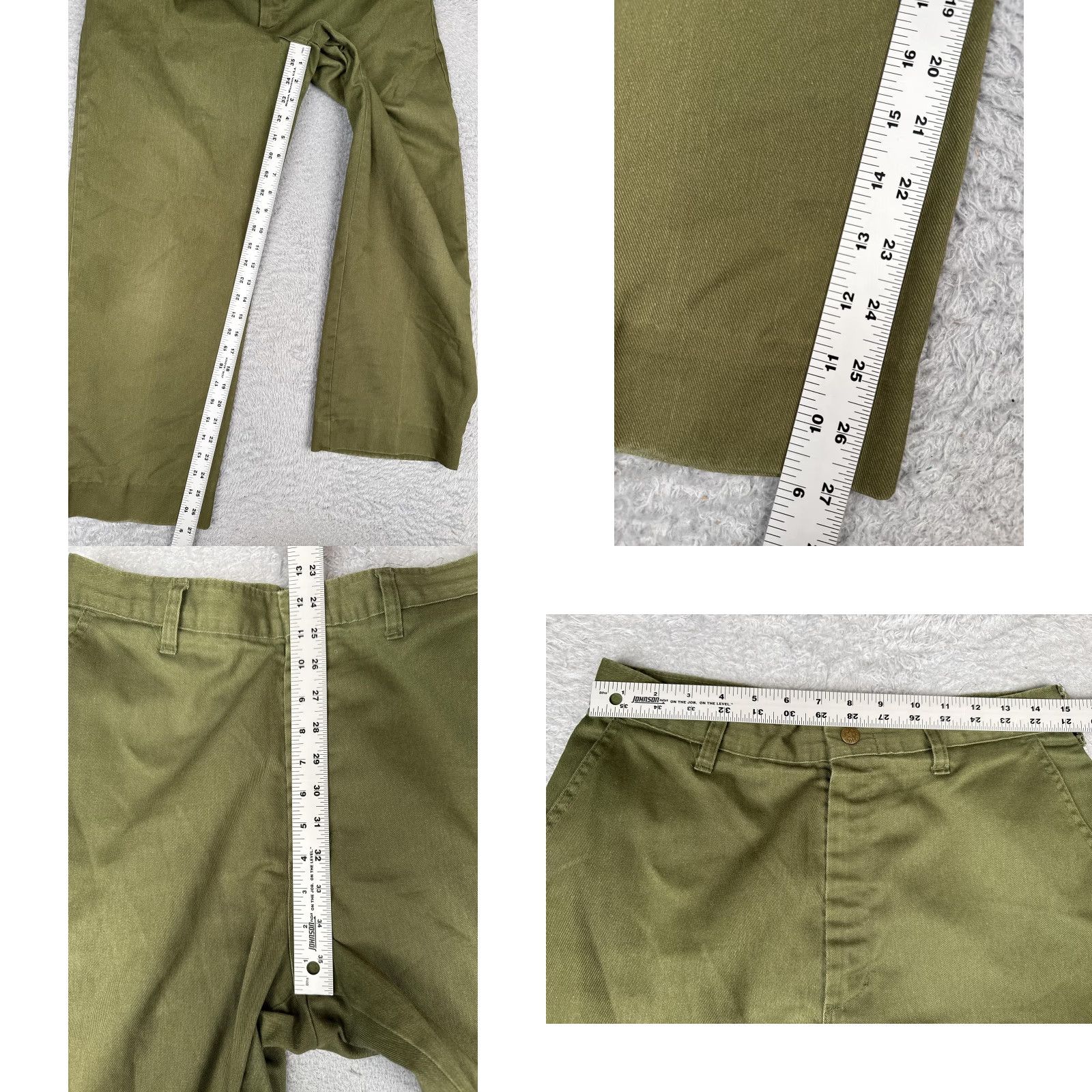 Vintage VINTAGE Boy Scouts Of America Pants Mens 32x27 Green Chino Straight Leg Official Size US 32 / EU 48 - 8 Thumbnail