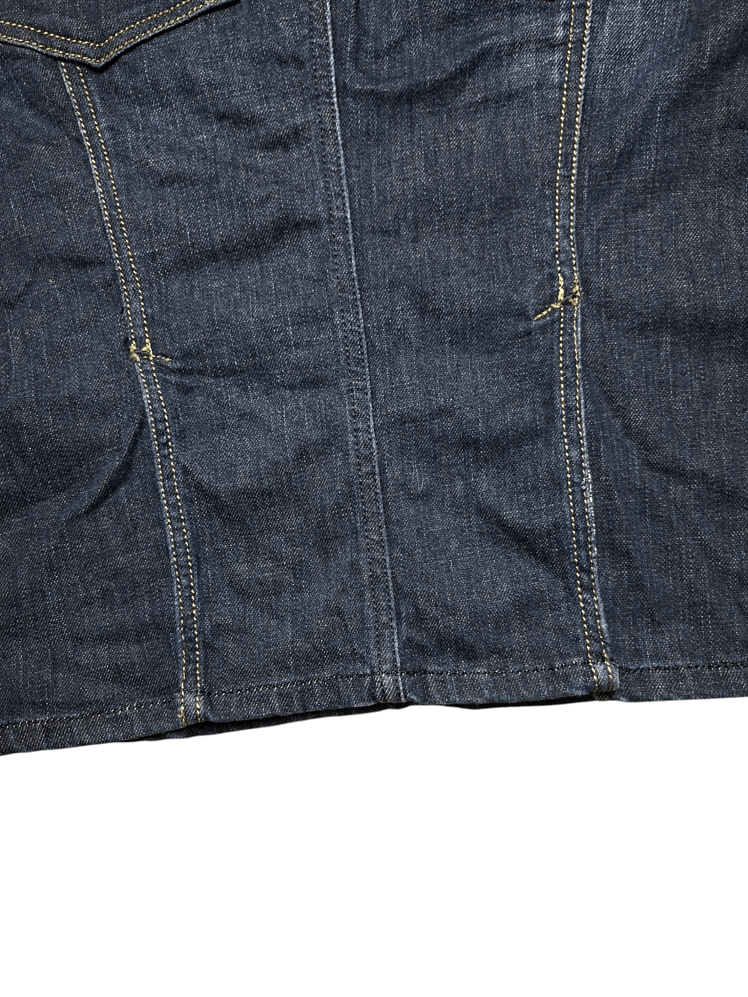 Diesel DIESEL Denim Skirt Blue Mini Midi Lion Head Button Y2K Size 30" / US 8 / IT 44 - 10 Thumbnail
