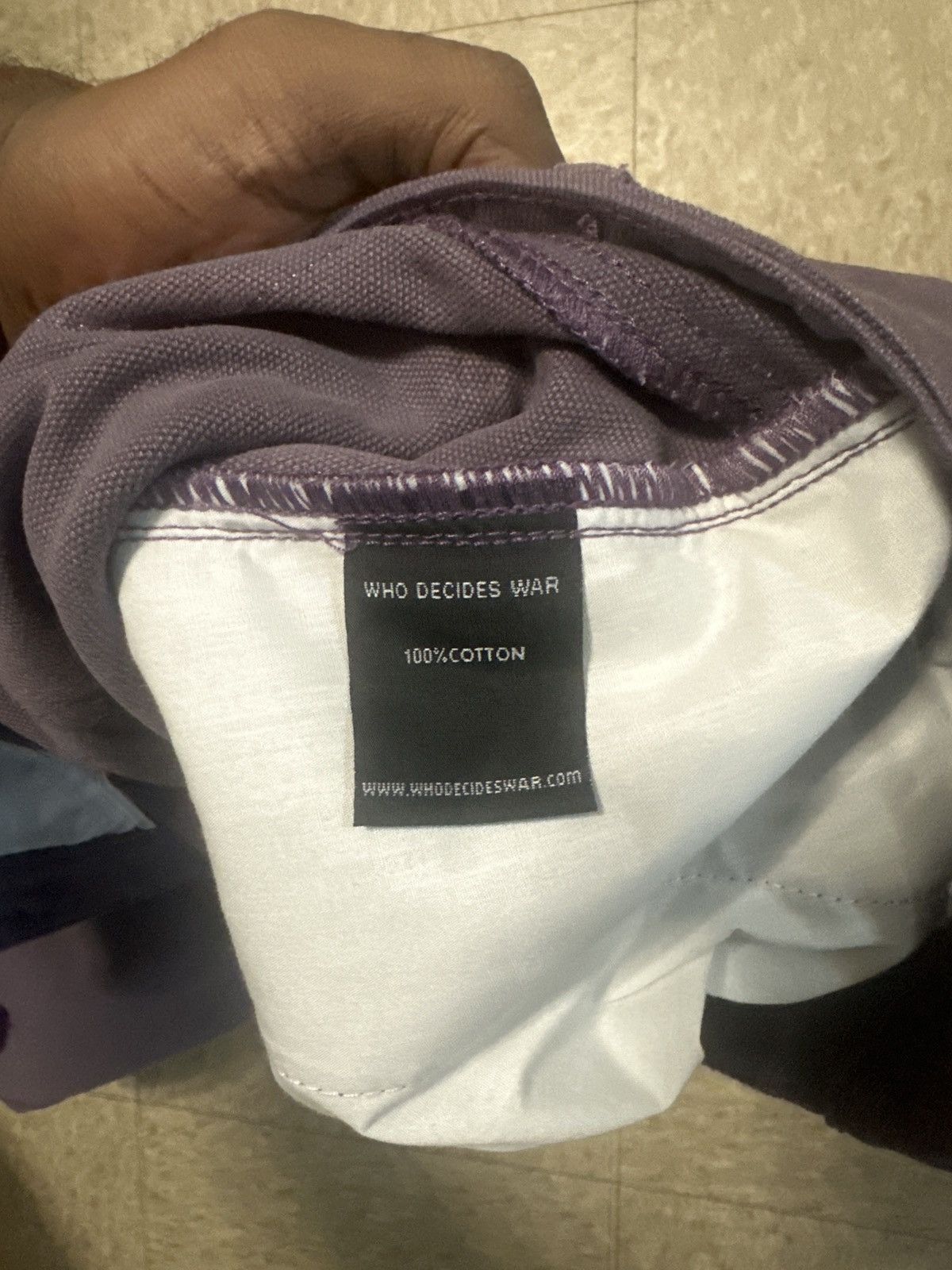 Who Decides War Purple who decides war baggy cargos Size US 34 / EU 50 - 6 Thumbnail