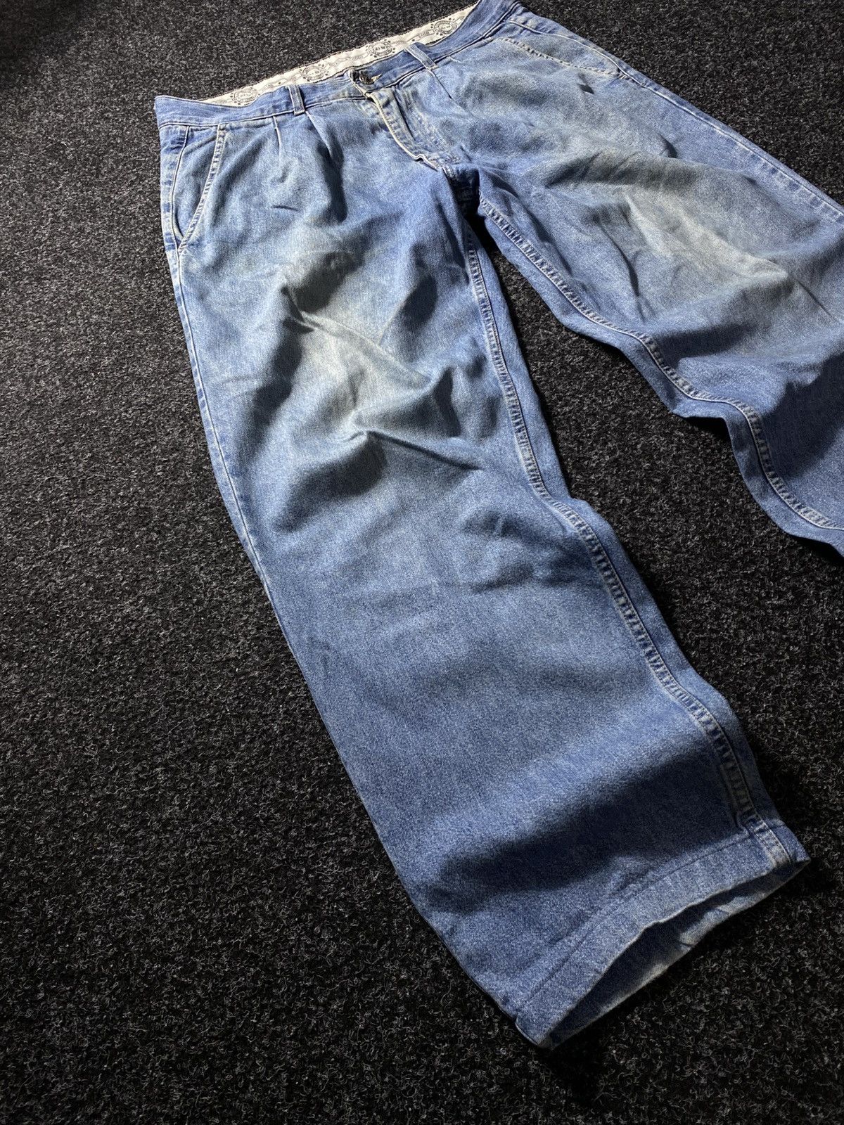Hugo Boss × If Six Was Nine × Vintage Vintage 90s Y2K Hugo Boss Industry Jeans baggy pants Size US 38 / EU 54 - 2 Thumbnail