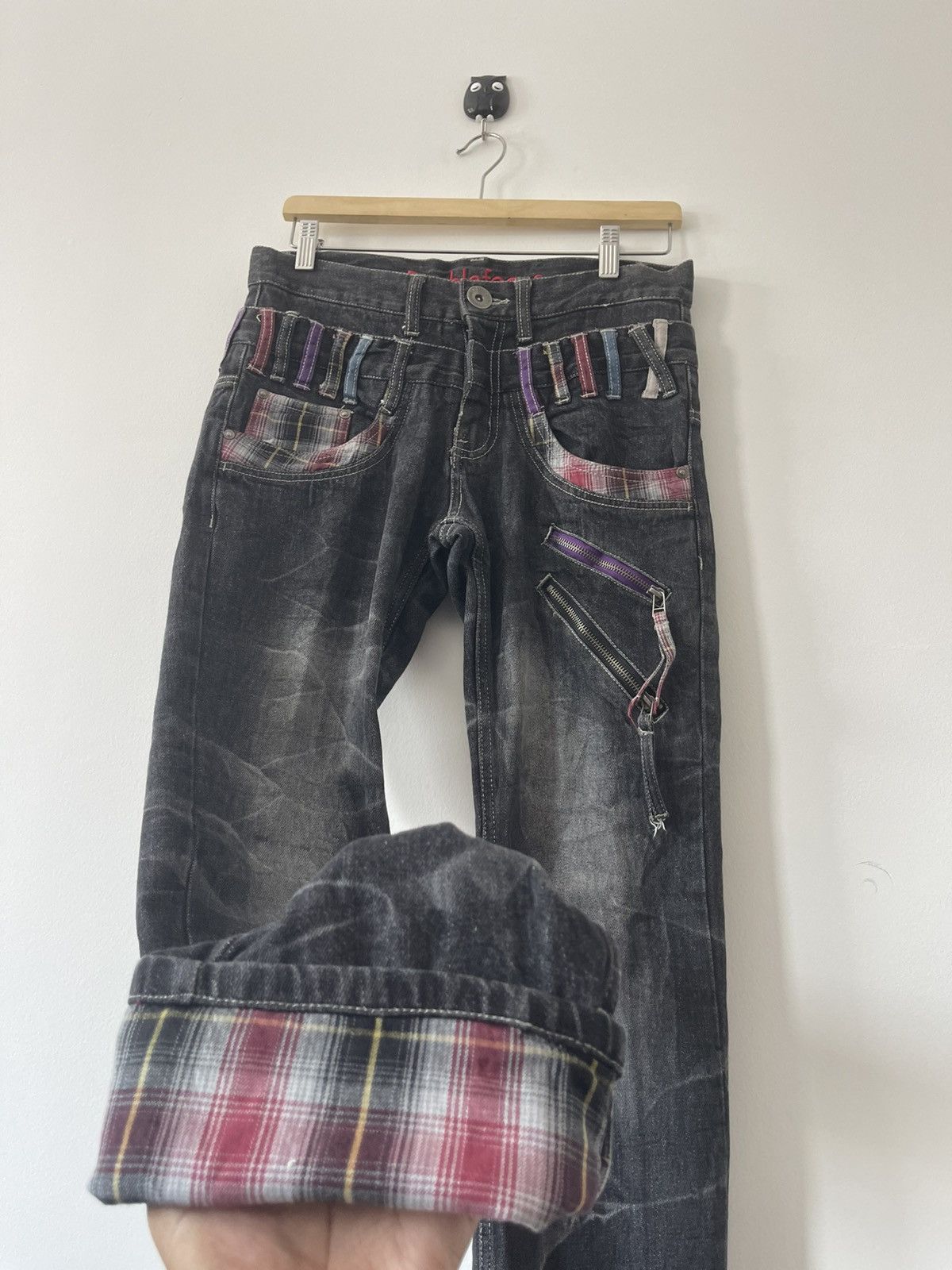 14th Addiction Rare Vintage DOUBLEFOCUS Double Waisted Hysteric Lgb Style Size US 30 / EU 46 - 10 Thumbnail