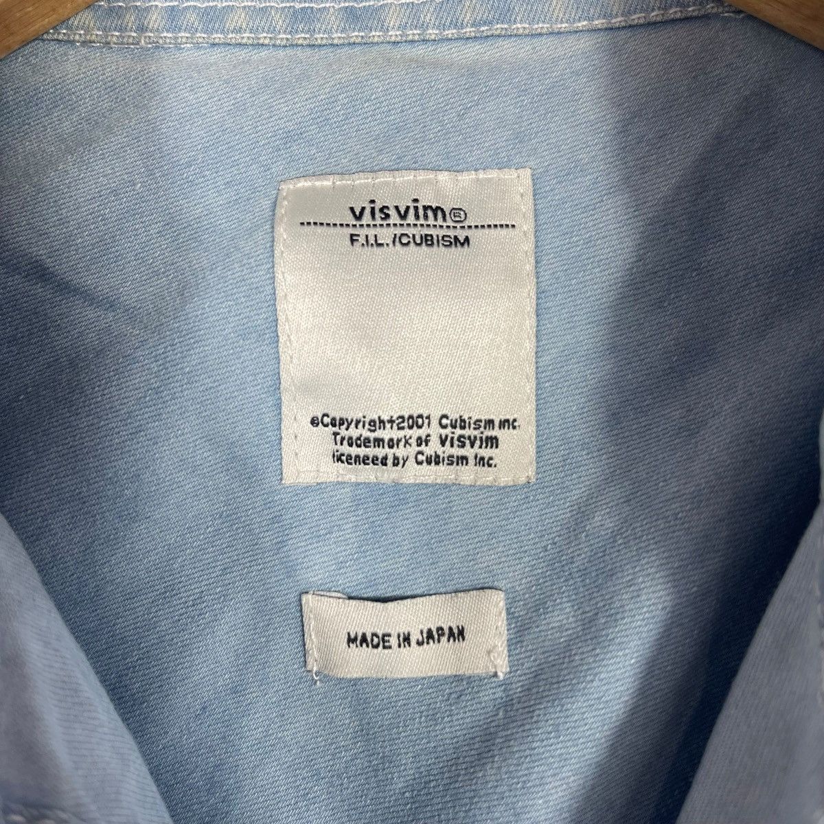 Visvim VISVIM F.I.L. Cubism Denim Western Pearl Snap Button Size US S / EU 44-46 / 1 - 4 Thumbnail