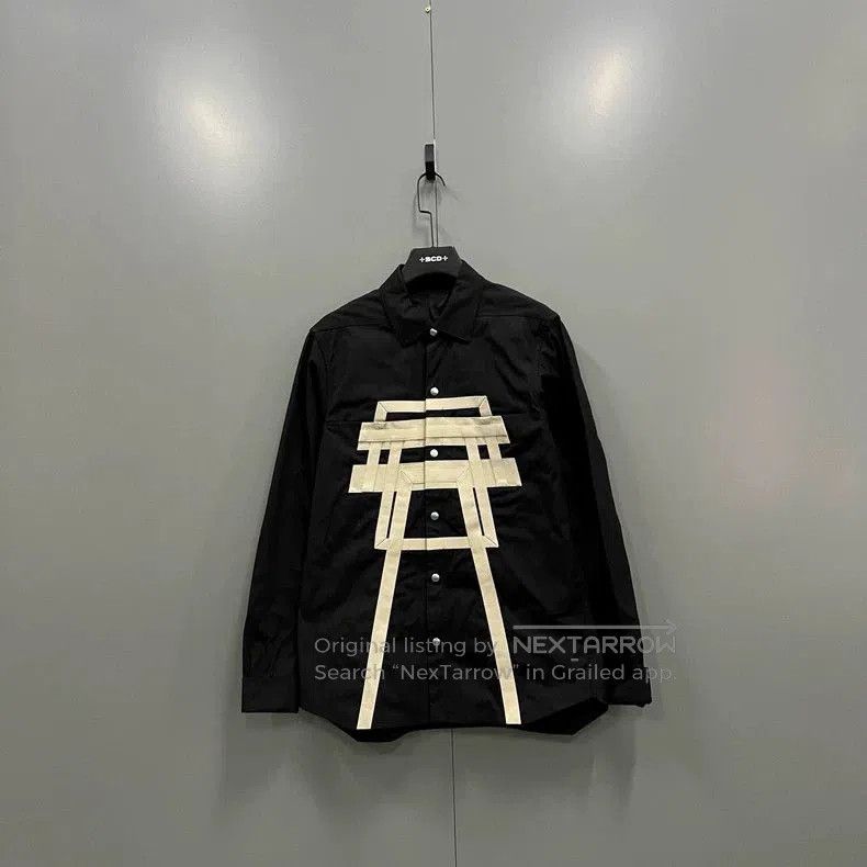 Rick Owens Rick Owens Spliced strap lapel jacket. Size US L / EU 52-54 / 3 - 1 Thumbnail
