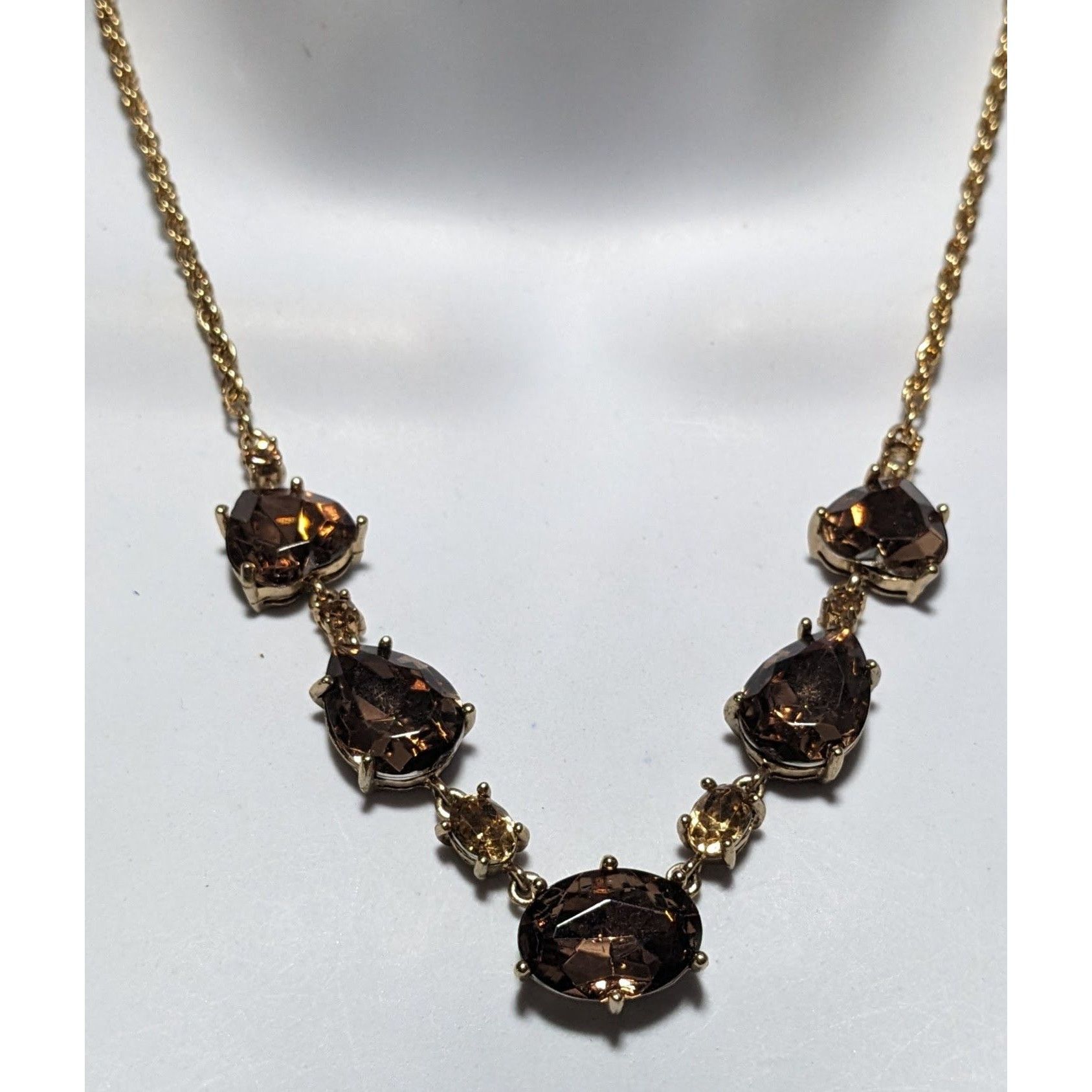 Other Elegant Brown Glass Necklace Size ONE SIZE - 8 Thumbnail