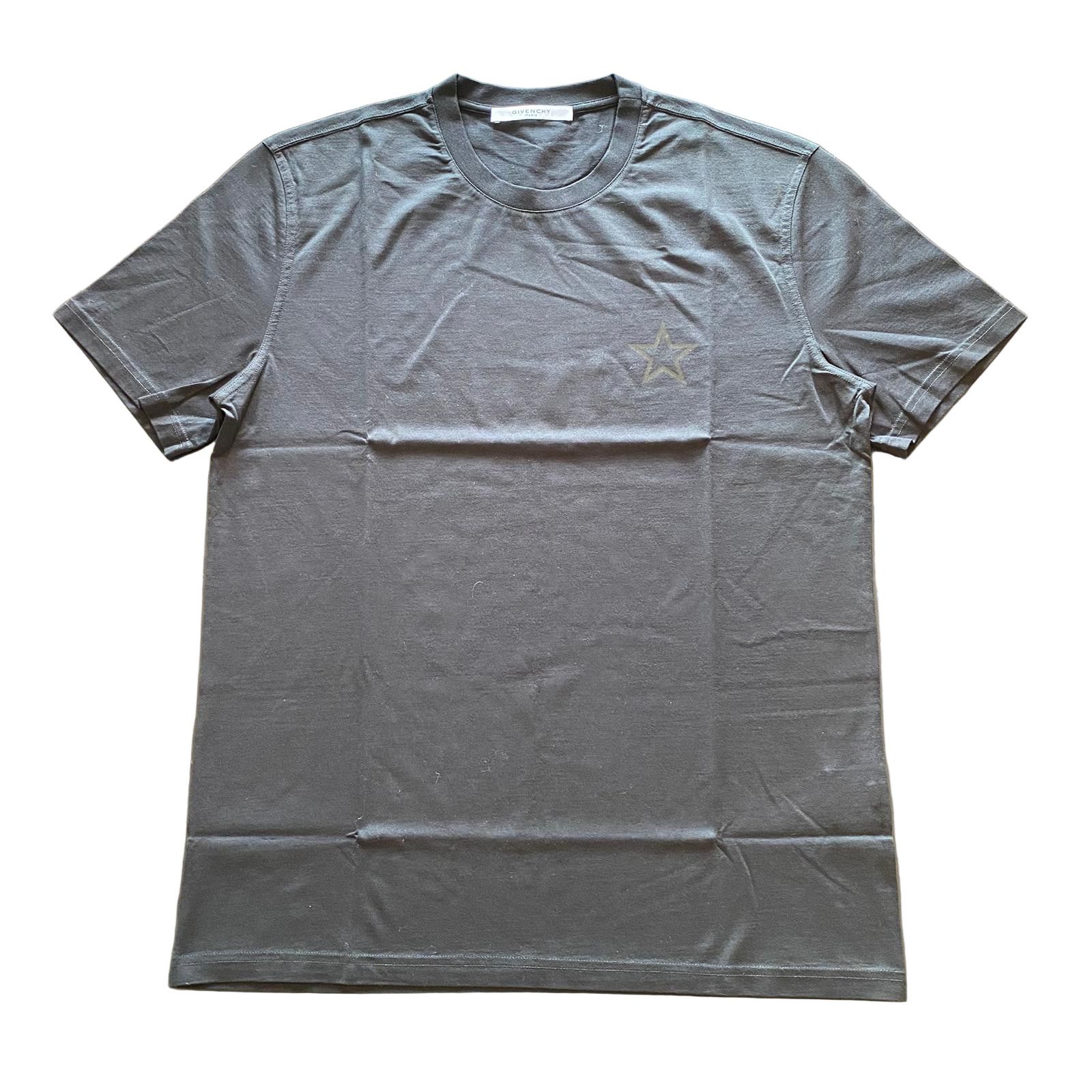 Givenchy Black Printed Chest Star T-Shirt Size US XL / EU 56 / 4 - 1 Thumbnail