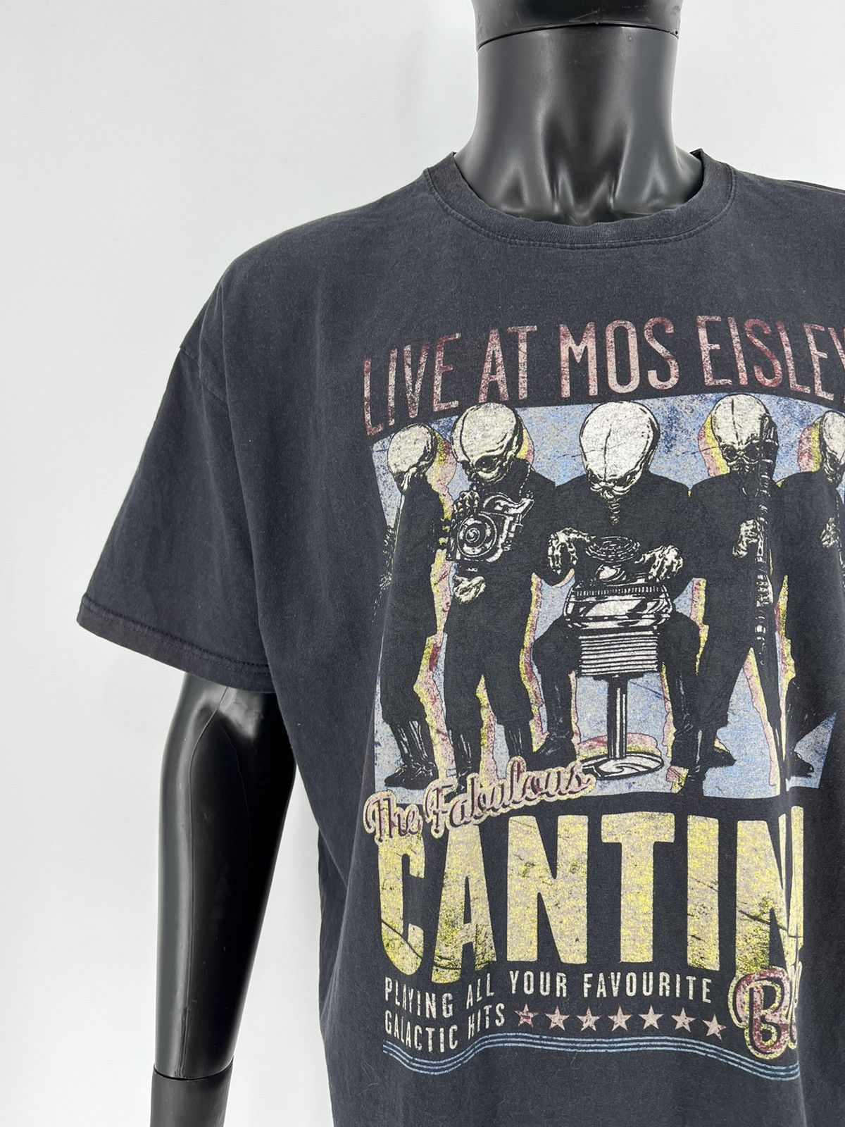 Star Wars Vintage Star Wars Cantina Band Live At Mos Eisley Tour Tee Size US XXL / EU 58 / 5 - 6 Thumbnail