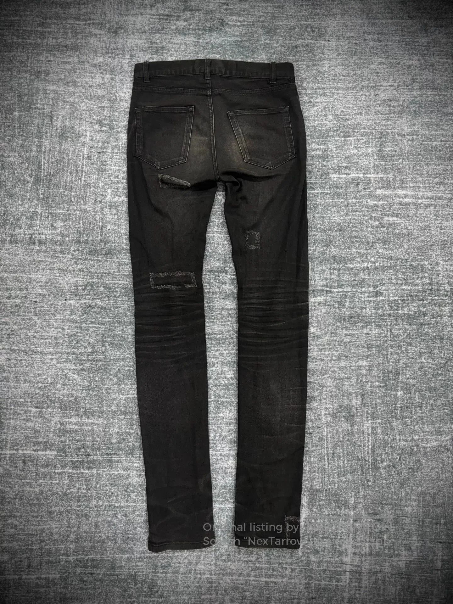 Saint Laurent Paris Saint Laurent 16SS Patch Jeans. Size US 28 / EU 44 - 2 Thumbnail
