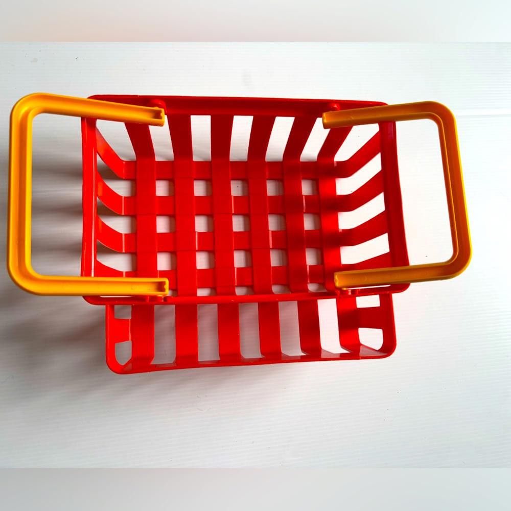 Designer Vintage 1989 Fisher Price Fun Food Grocery Shopping Basket Size ONE SIZE - 2 Thumbnail