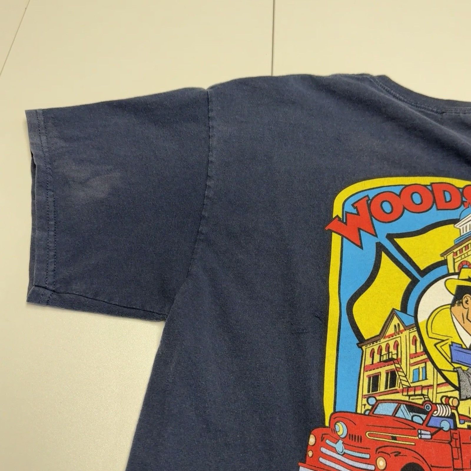 Vintage Woodstock Fire & Rescue T Shirt Mens L Blue Y2K Size US L / EU 52-54 / 3 - 7 Thumbnail