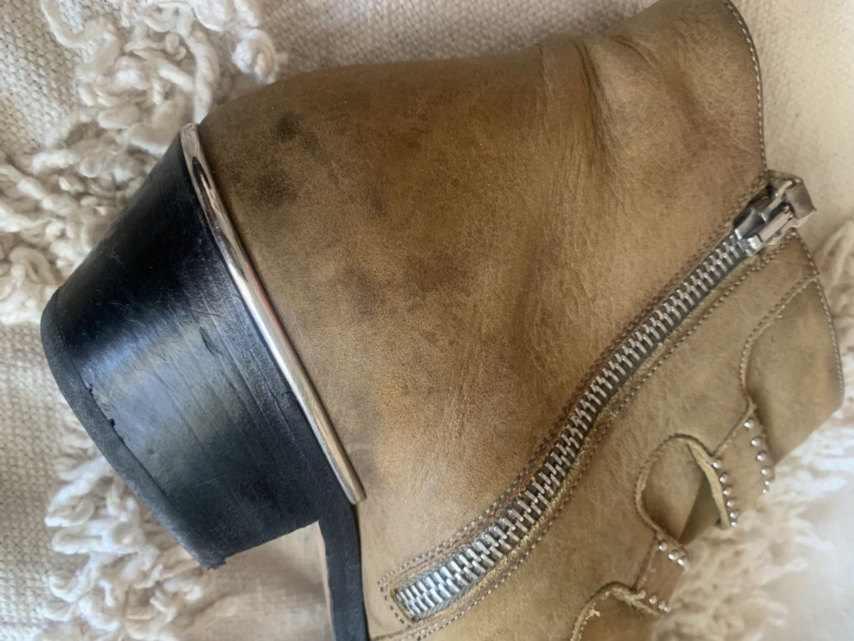 Chloe Chloe Suzanna wester cowboy ankle boot 7 studded beige suede Size US 7 / IT 37 - 9 Thumbnail