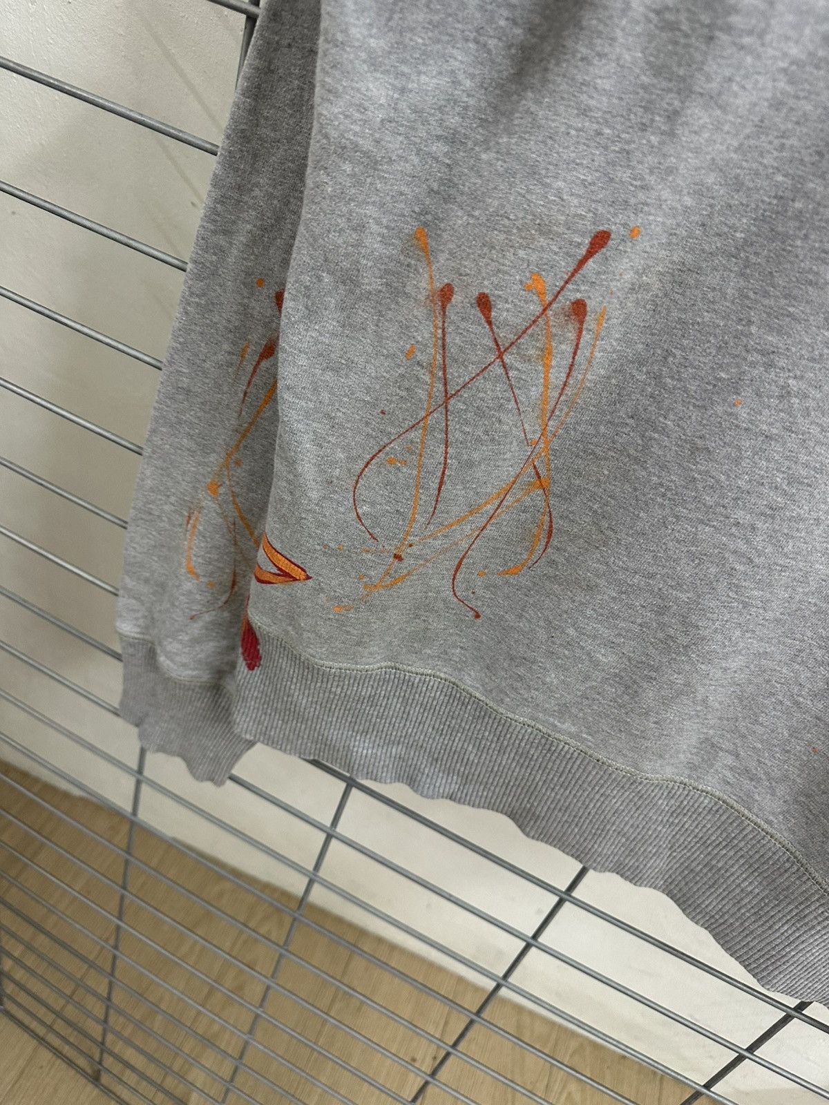 Diesel Vtg Diesel Industry Futuristic Dream Y2K Splatter Sweatshirt Size US L / EU 52-54 / 3 - 12 Thumbnail
