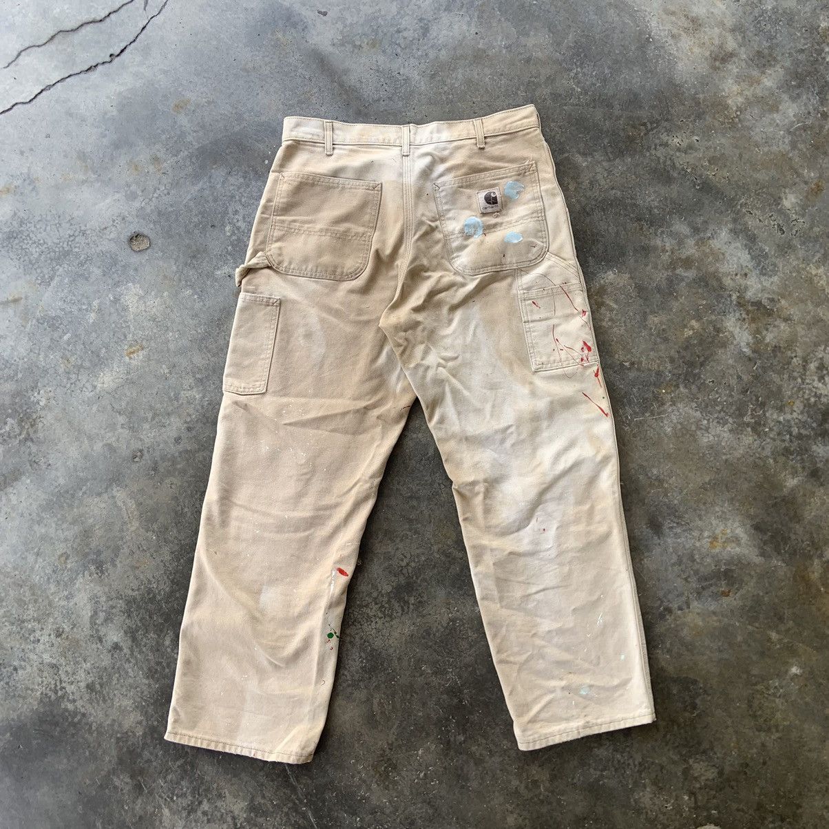 Carhartt W34'' Vintage Carpenter Pants Carhartt Splatter Paint Size US 34 / EU 50 - 5 Thumbnail