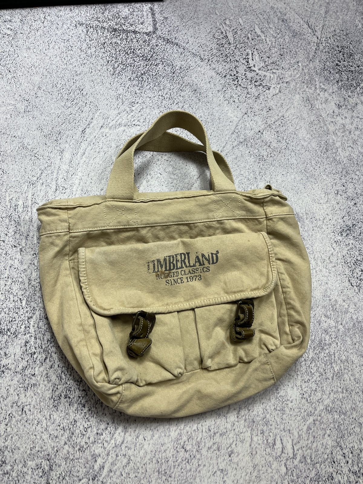 Vintage Vintage Timberland Military Distressed Messenger Hand Bag Size ONE SIZE - 4 Thumbnail