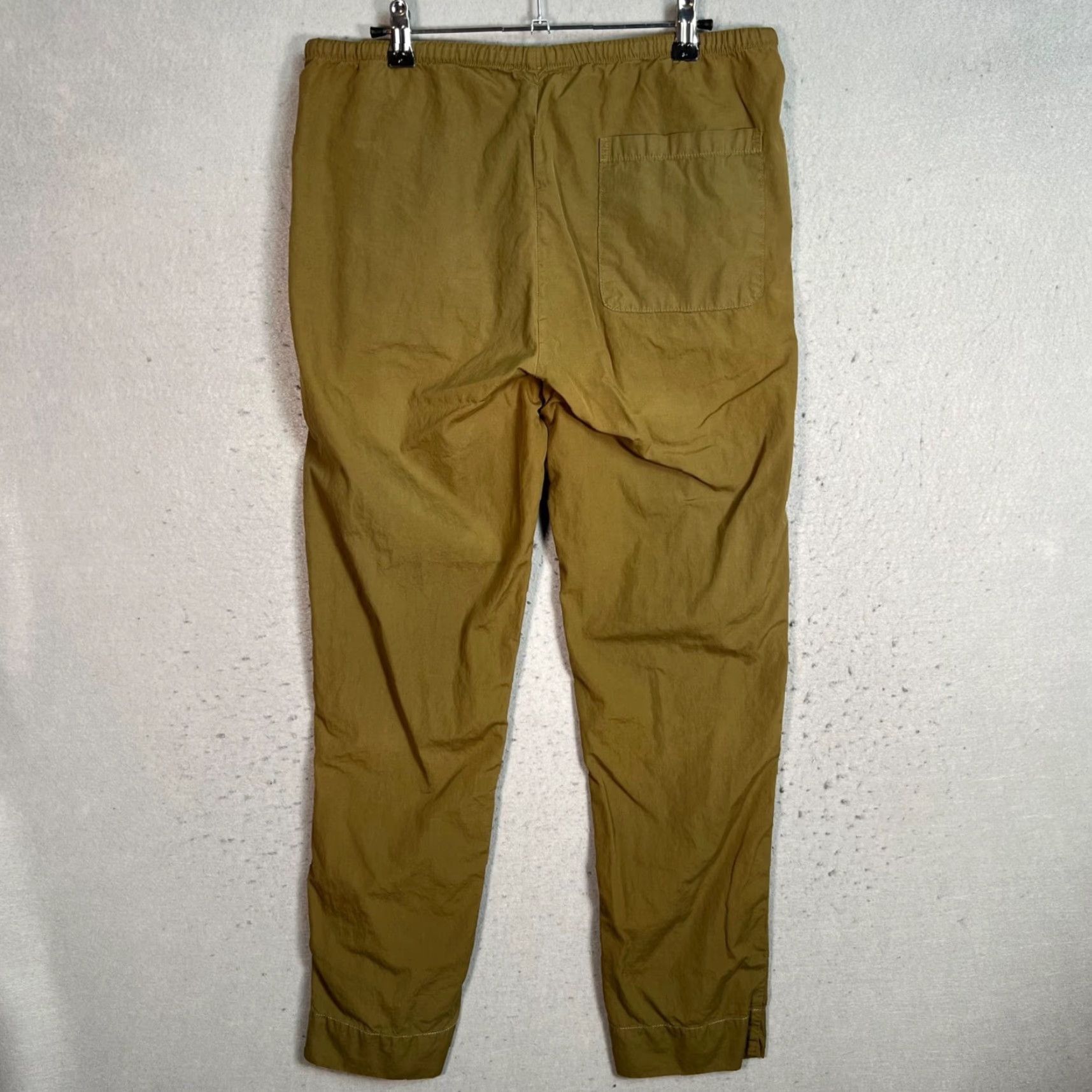 Save Khaki United Save Khaki United Mens Jogger Pants XS Olive Green Drawstring Tapered Inseam 29in Adult Regular Green Activewear Mens Size US 27 - 2 Thumbnail