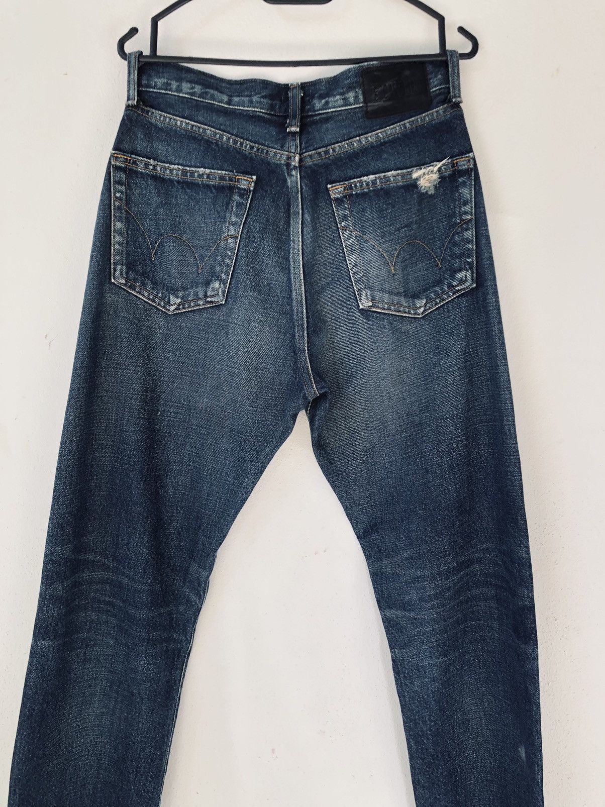 Edwin Vintage Edwin Rachel Distressed Selvedge Denim Jeans Size US 28 / EU 44 - 10 Thumbnail