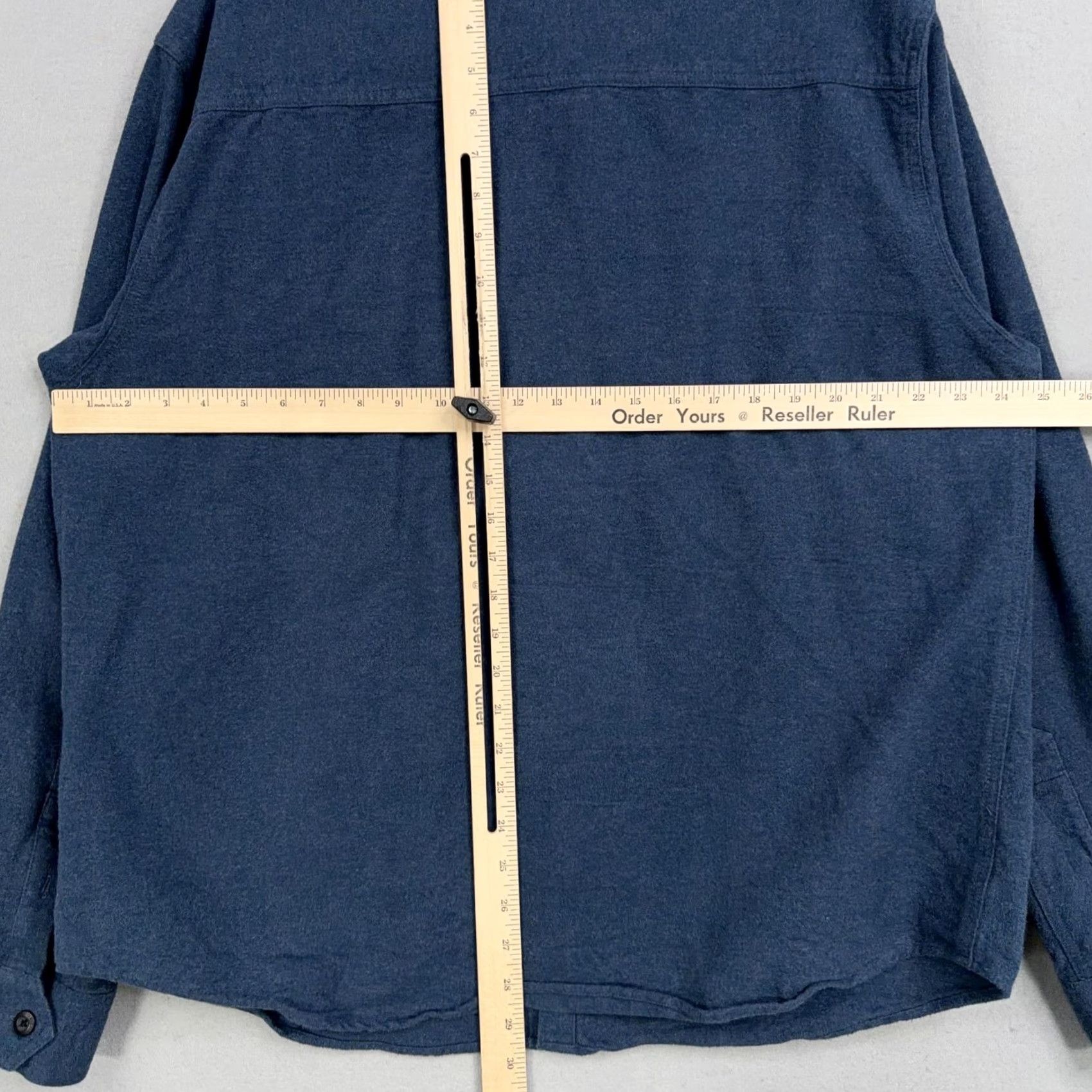 Vintage Grizzly Mountain Shirt Mens XL Blue Flannel Long Sleeve Button Front Outdoor Size US XL / EU 56 / 4 - 6 Thumbnail