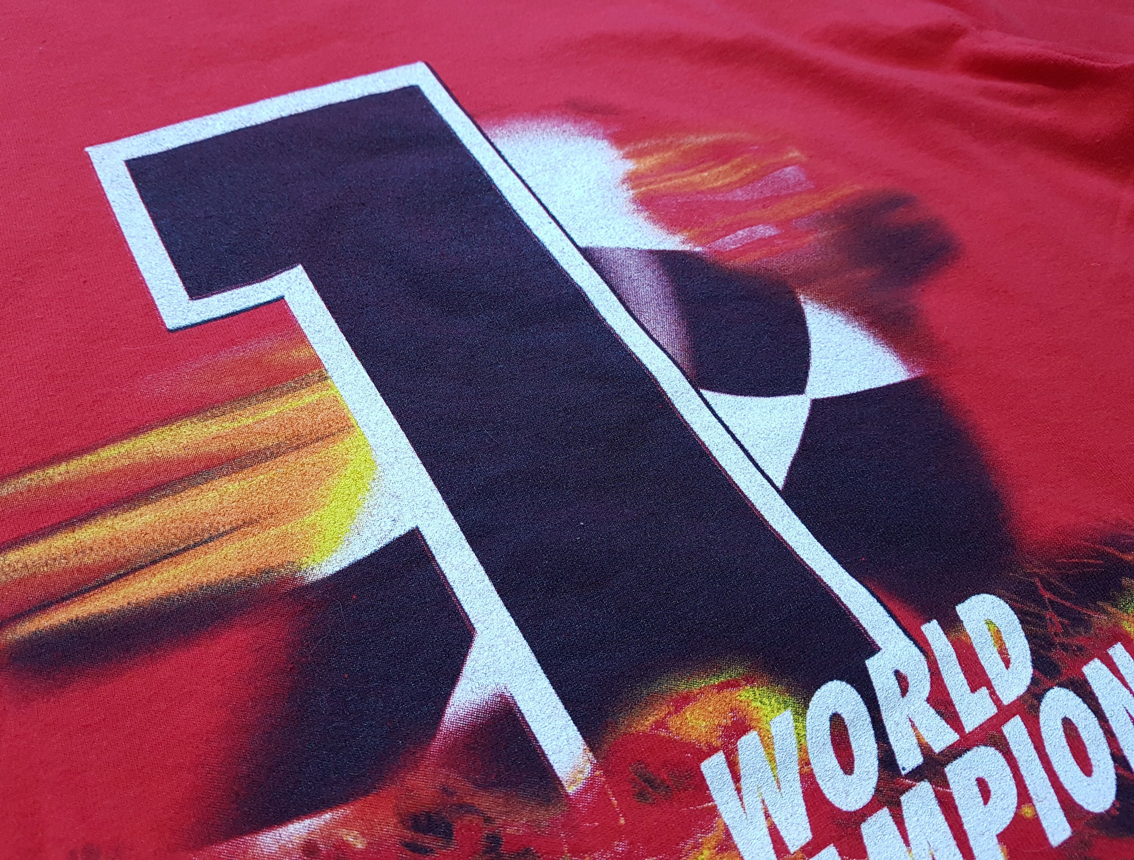 Formula 1 MICHAEL SCHUMACHER F1 2000 CHAMPION FERRARI T SHIRT Size US M / EU 48-50 / 2 - 18 Thumbnail