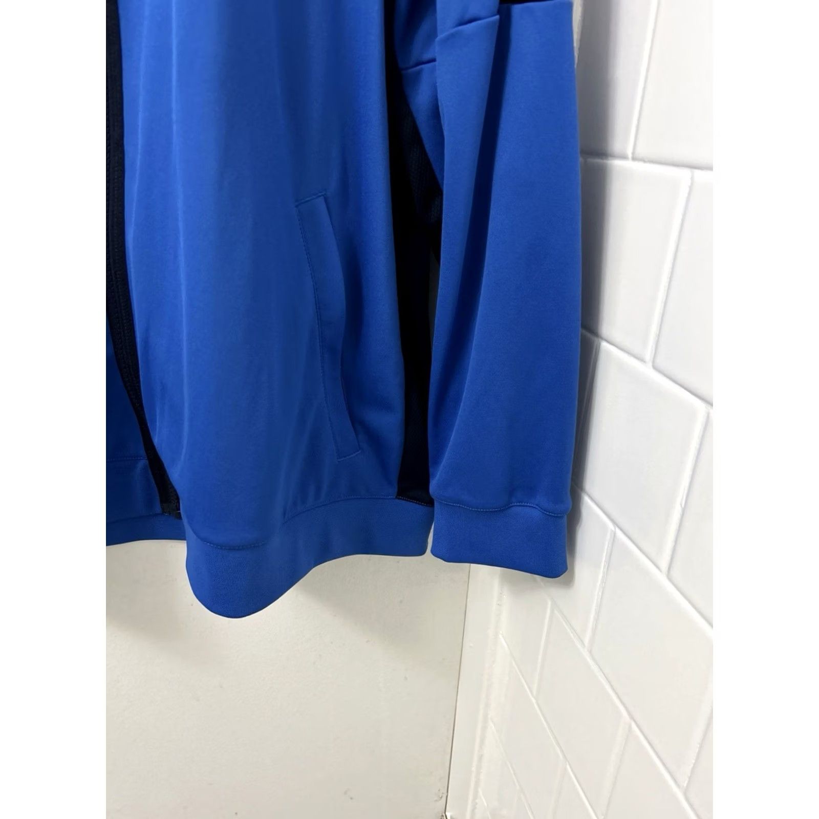 Nike Nike Track Jacket Mens XXL Blue Slim Dri-Fit Full Zip 2XL Pro Combat Soccer Logo Jersey Casual Activewear Size US XXL / EU 58 / 5 - 7 Thumbnail