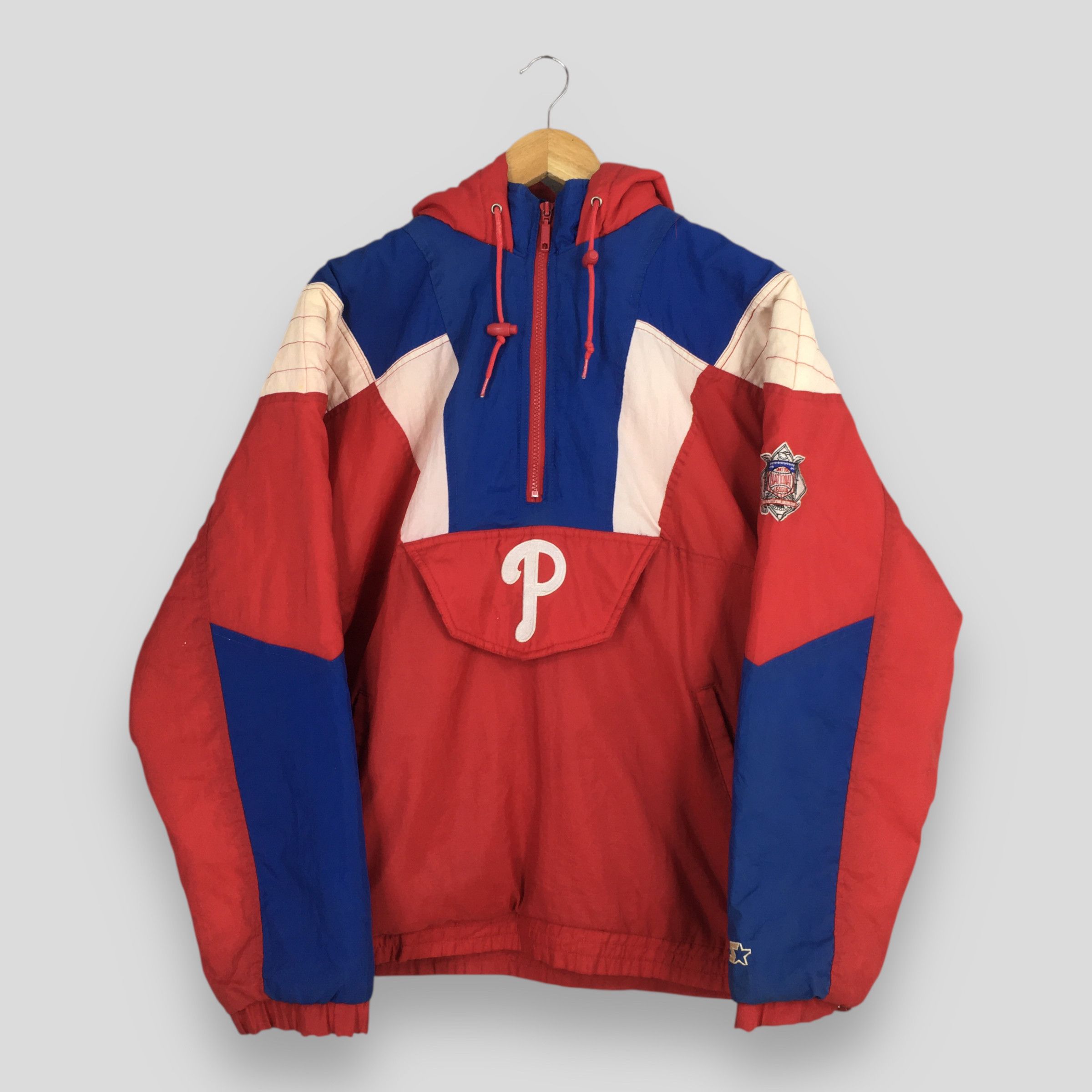 MLB Vintage Philadelphia Phillies MLB Half Zipper Jacket XL Size US XL / EU 56 / 4 - 1 Thumbnail