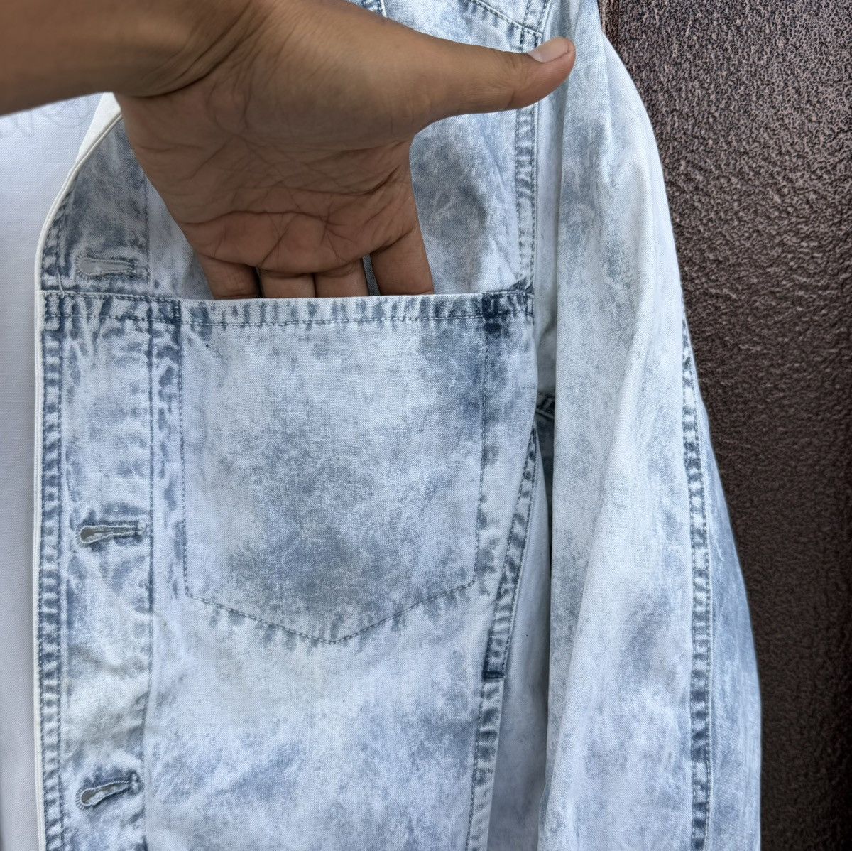 Blue Blue Japan Vintage Blue Blue Japan Acid Wash Denim Jacket Made In Japan Size US M / EU 48-50 / 2 - 7 Thumbnail