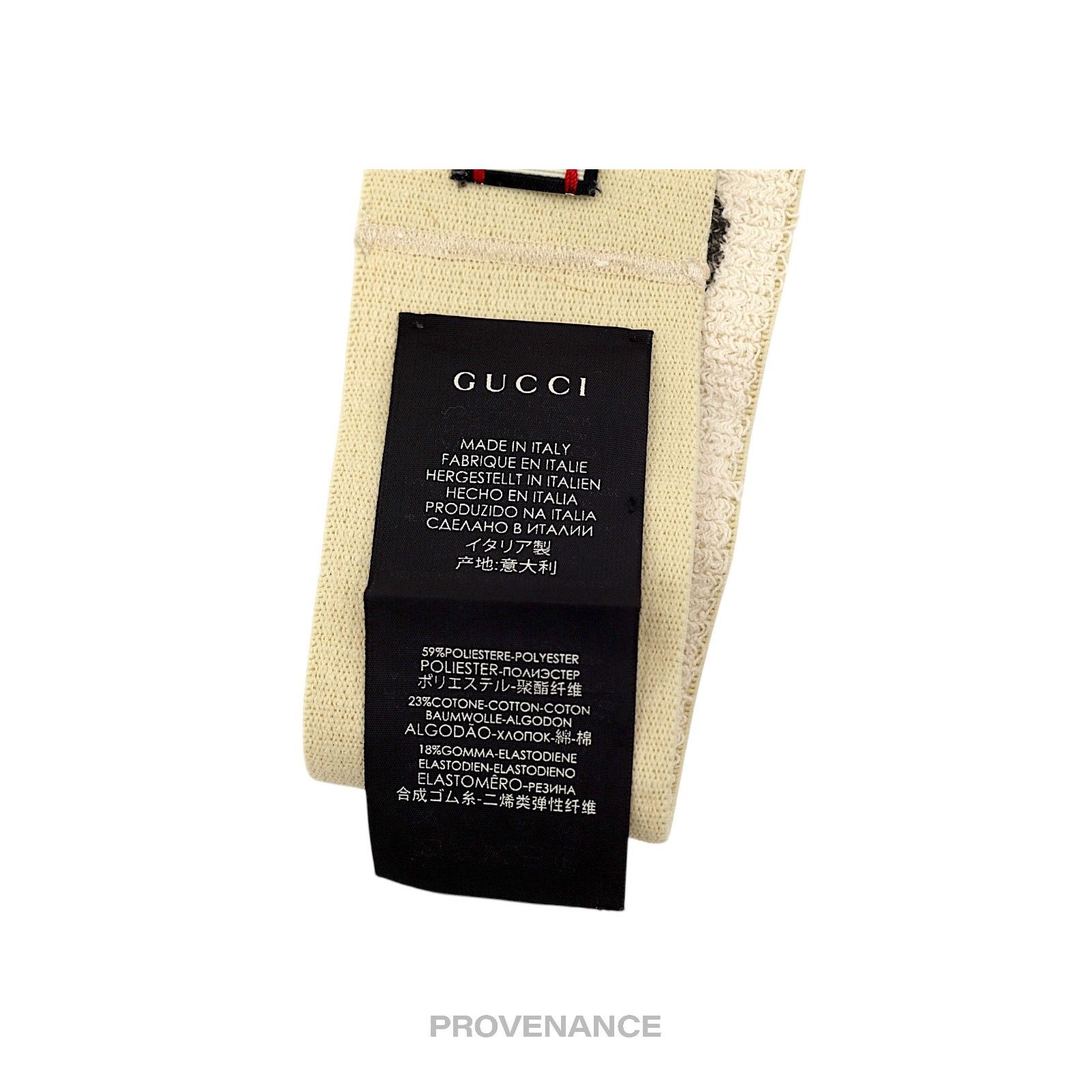 Gucci 🔴 Gucci Logo Headband - Off-White Size ONE SIZE - 4 Thumbnail