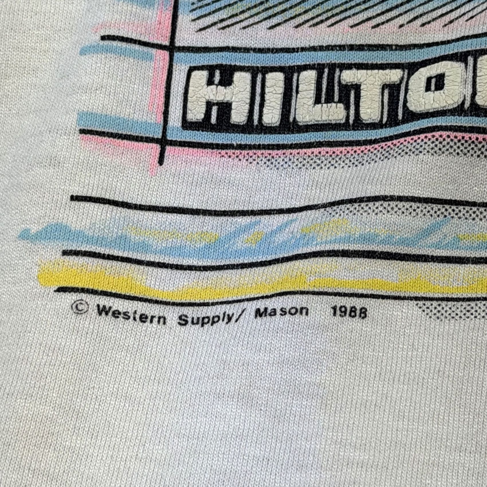 Vintage VINTAGE Screen Stars Best Las Vegas Shirt Mens XL White 80s Casino Graphic Crew Neck Short Sleeve T-Shirt Size US XL / EU 56 / 4 - 7 Thumbnail