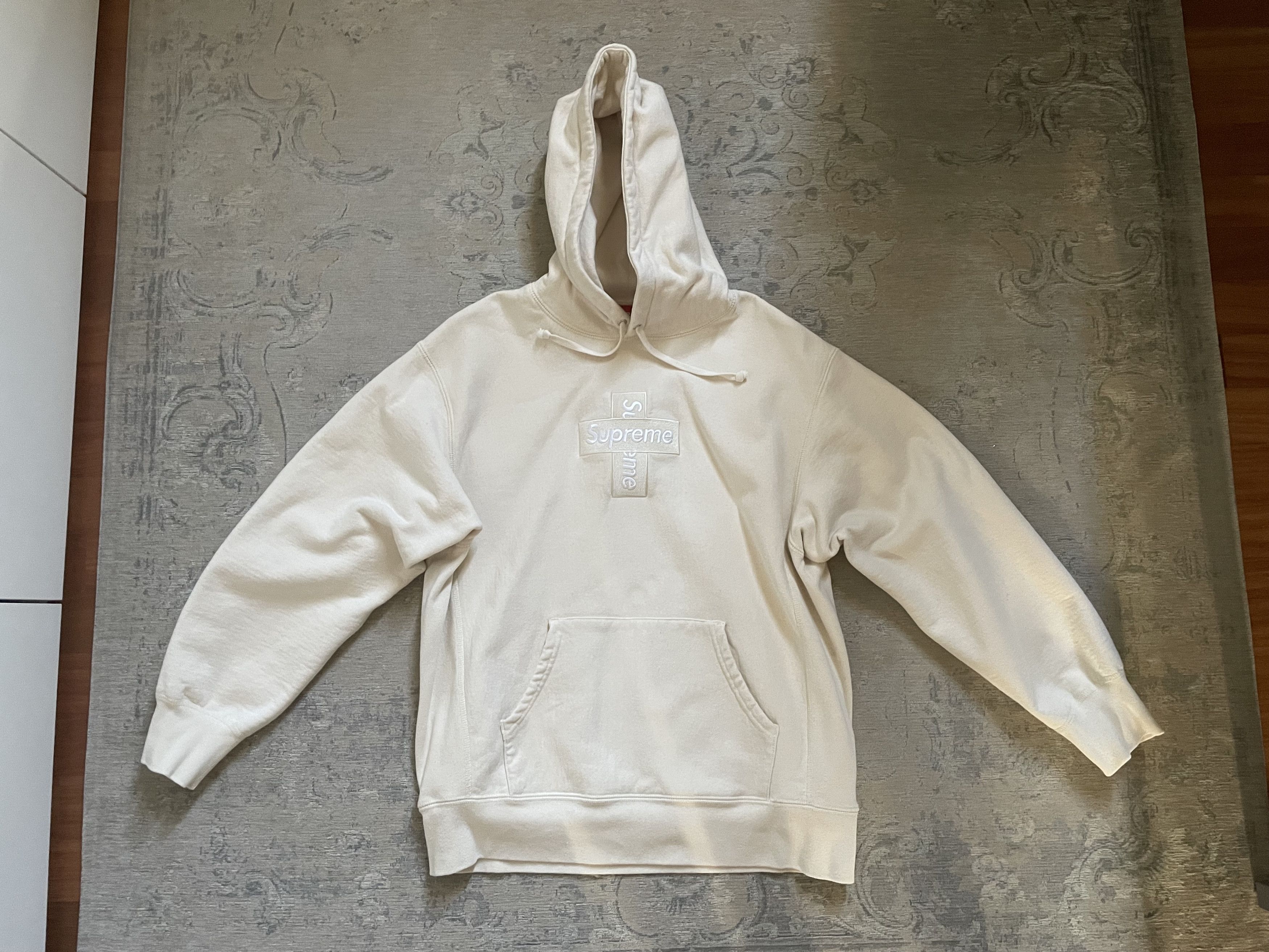 Supreme Supreme Box Logo Hoodie Stone | Grailed