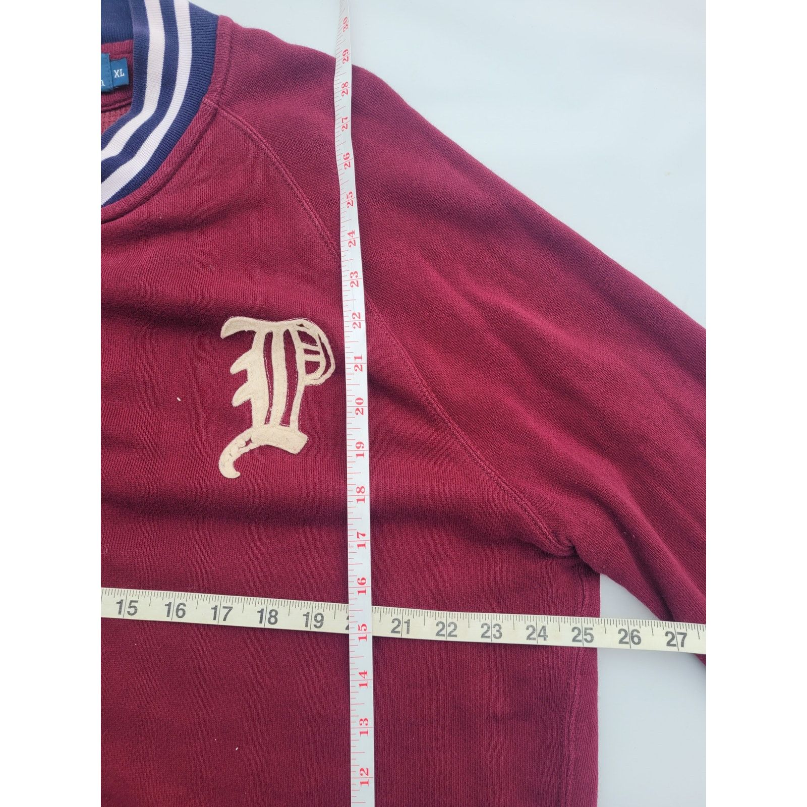 Polo Ralph Lauren × Rugby Ralph Lauren × Vintage Vintage Polo Letterman Jacket waffle Thermal Lined Bomber Size US XL / EU 56 / 4 - 8 Thumbnail