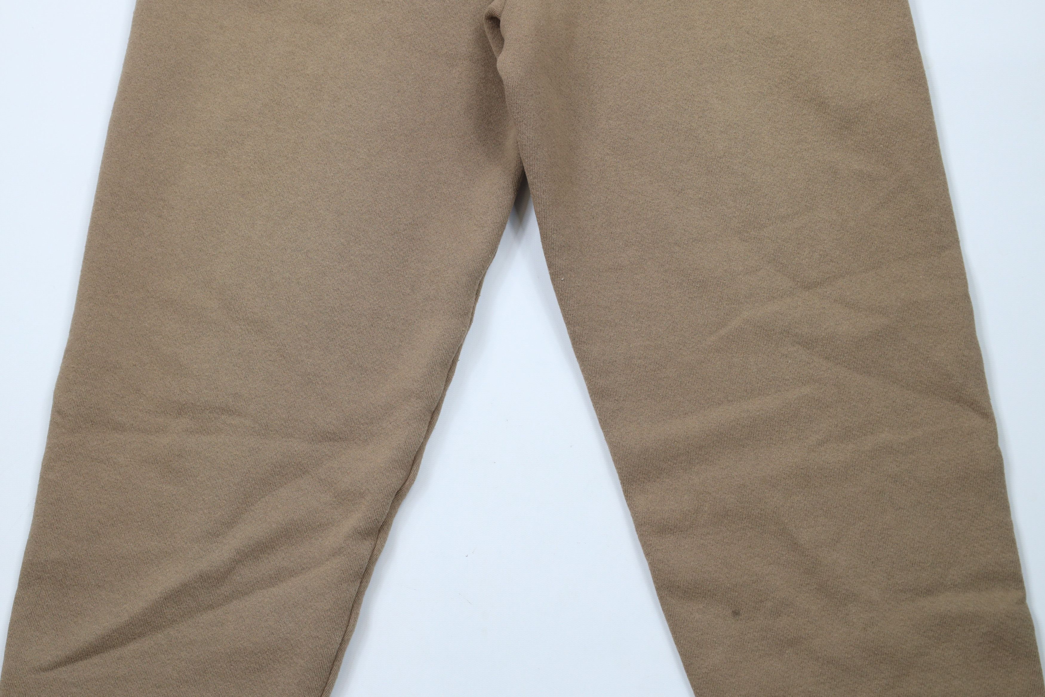 Vintage Vintage 90s Streetwear Blank Sweatpants Pants Khaki Brown Size US 34 / EU 50 - 3 Thumbnail