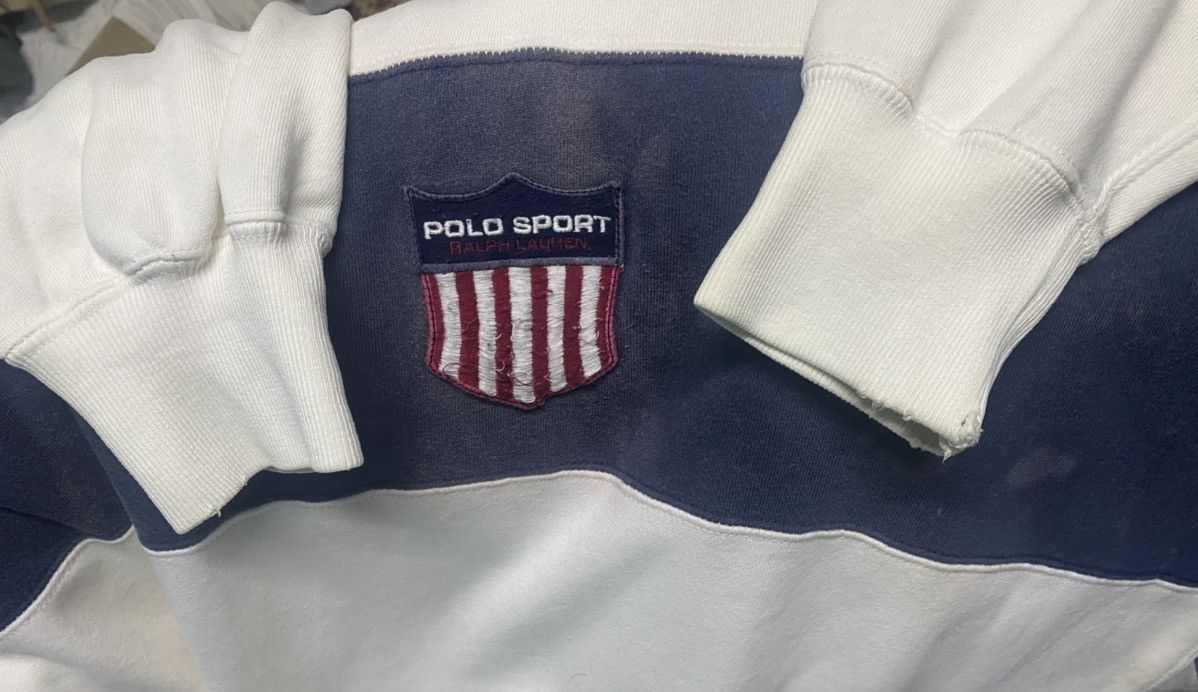 K-Swiss 💥POLO RAPLH LAUREN X K-SWISS CENTER EMBROIDED HALF ZIPPER Size US S / EU 44-46 / 1 - 7 Thumbnail